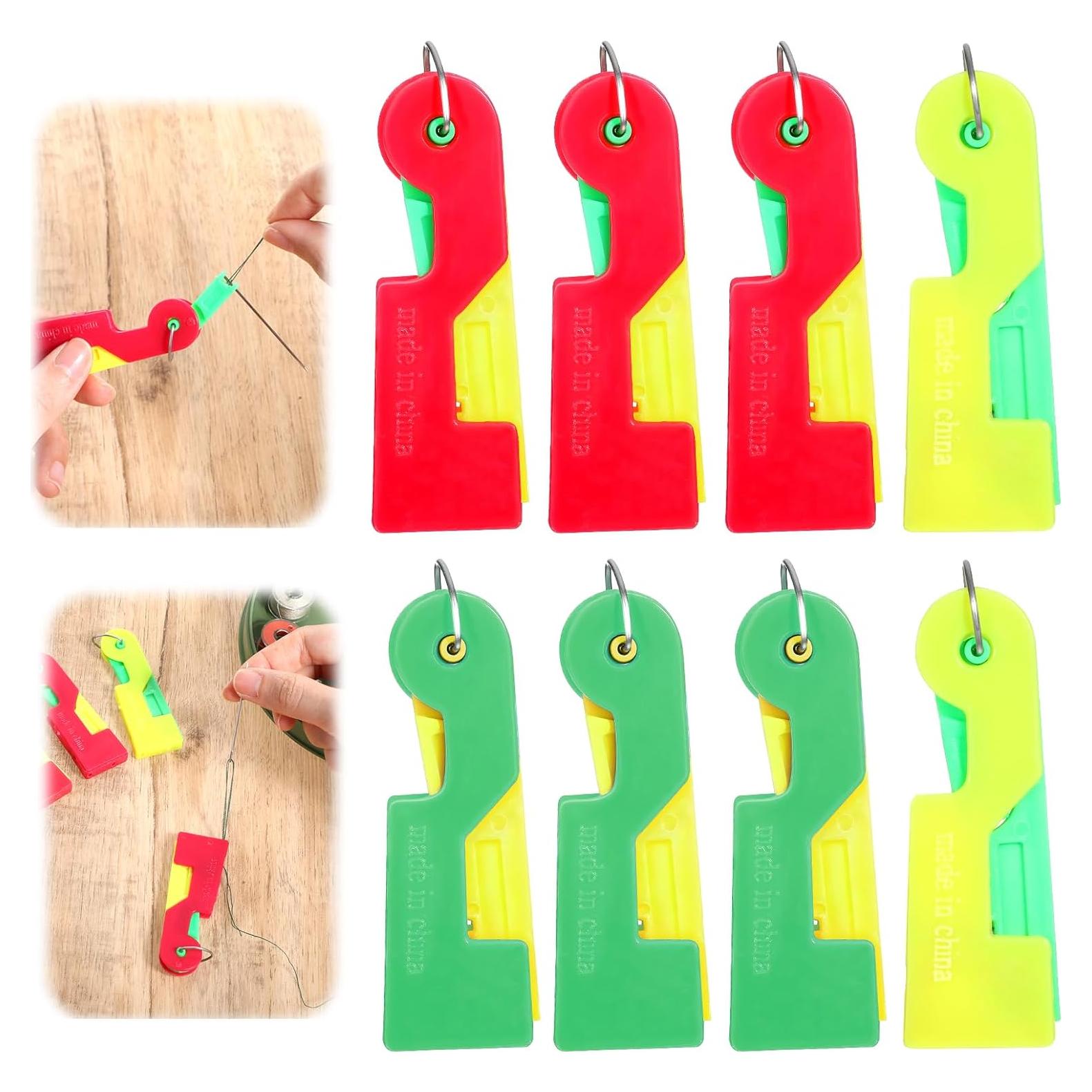 Juego de 8 Enhebradores Automáticos de Agujas FdcZeyxior