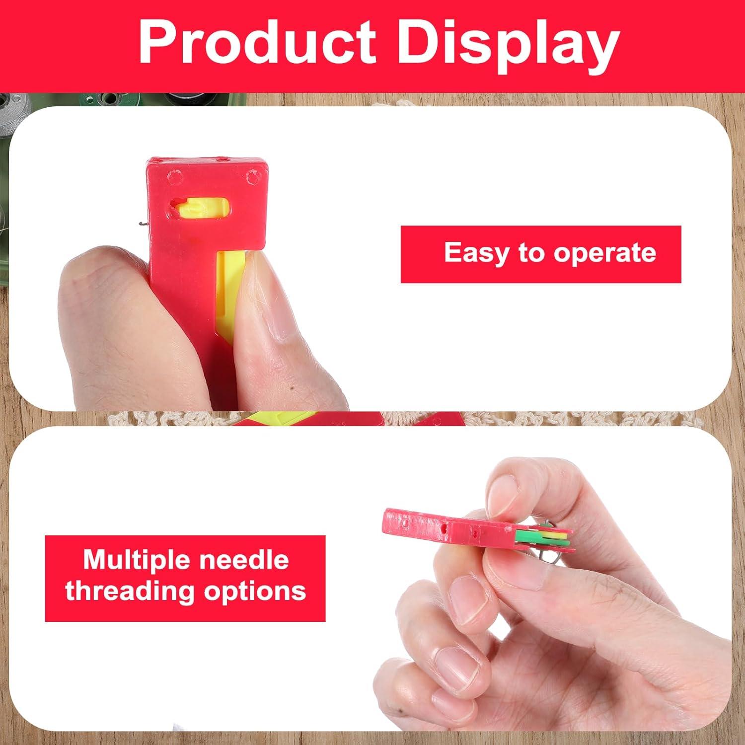 Juego de 8 Enhebradores Automáticos de Agujas FdcZeyxior