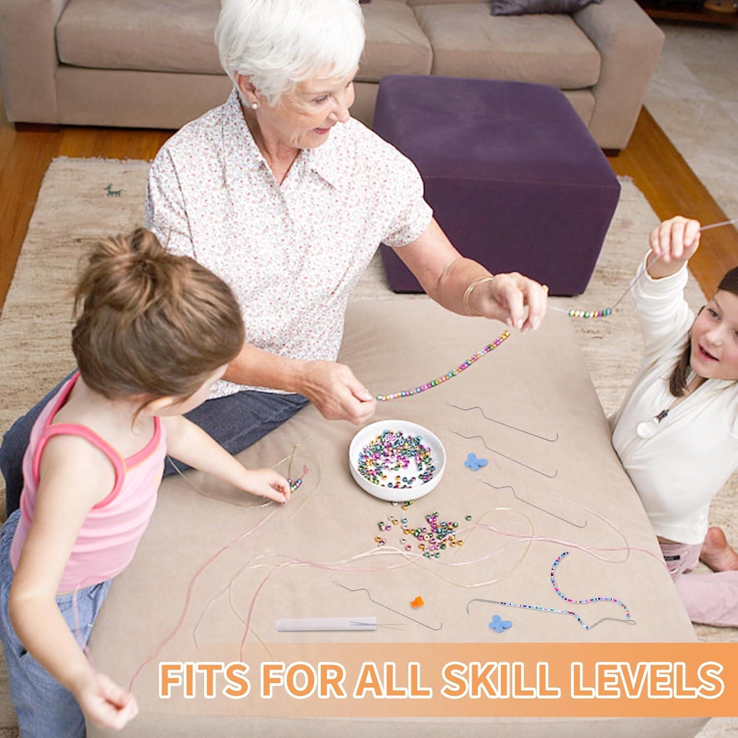 Juego de Agujas para Beading GarfxG 9 Piezas Acero Inoxidable