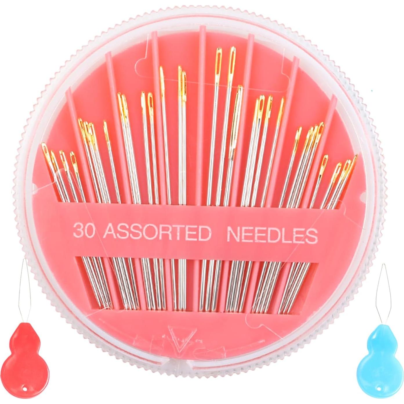 Agujas de Coser a Mano Eketirry - 30 Piezas Variadas