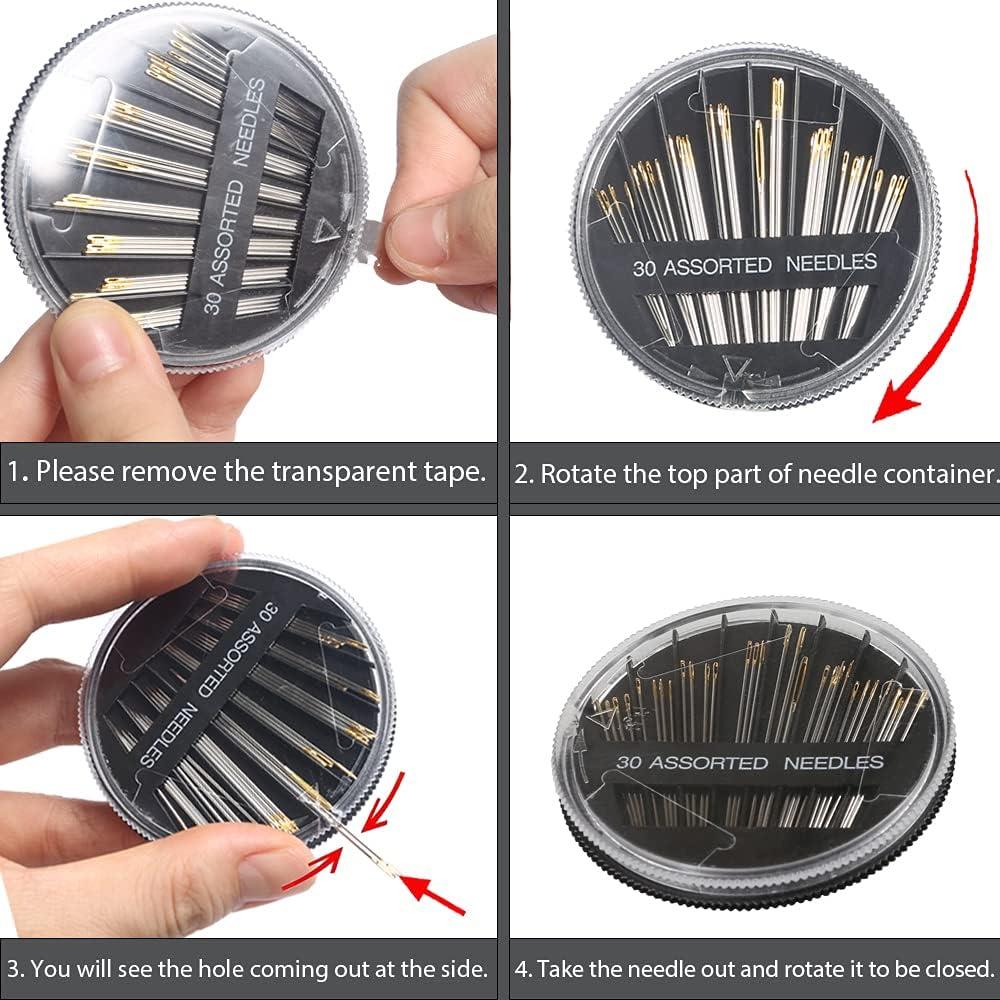 Agujas de Coser a Mano Eketirry - 30 Piezas Variadas