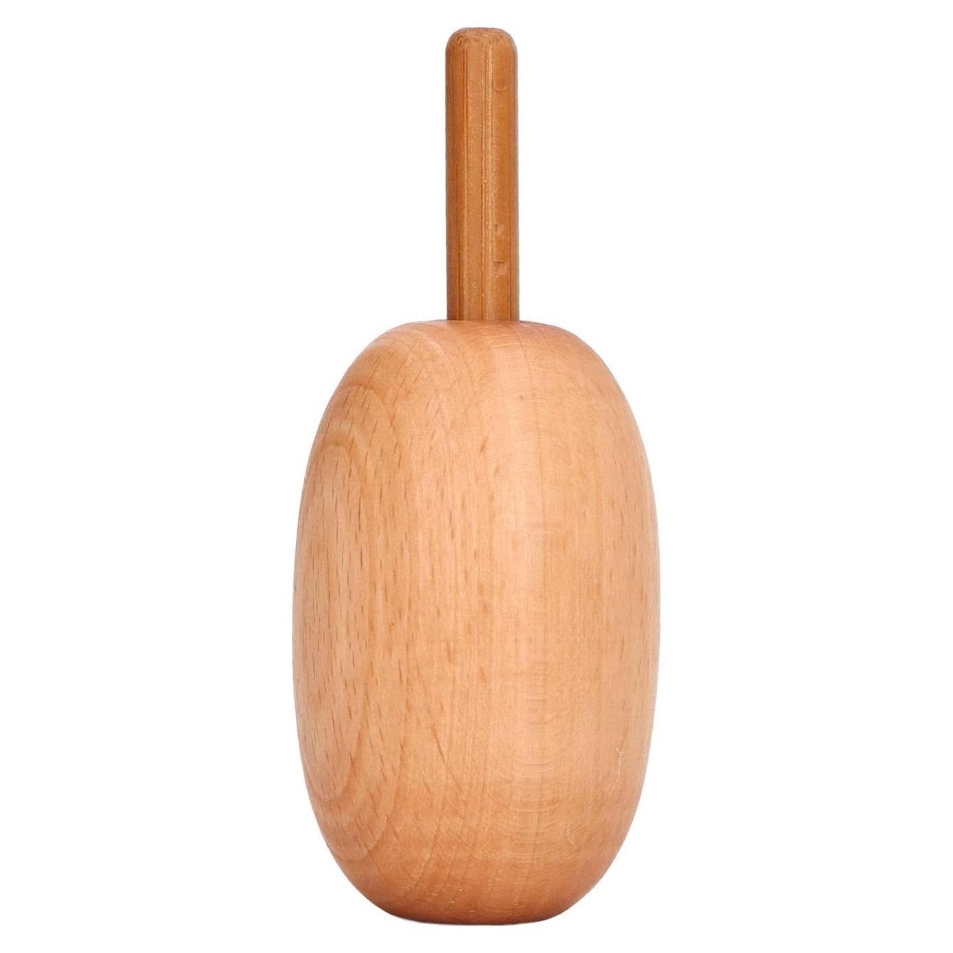 Huevo de Remendar de Madera Aramox con Aguja - 6x3.7 cm