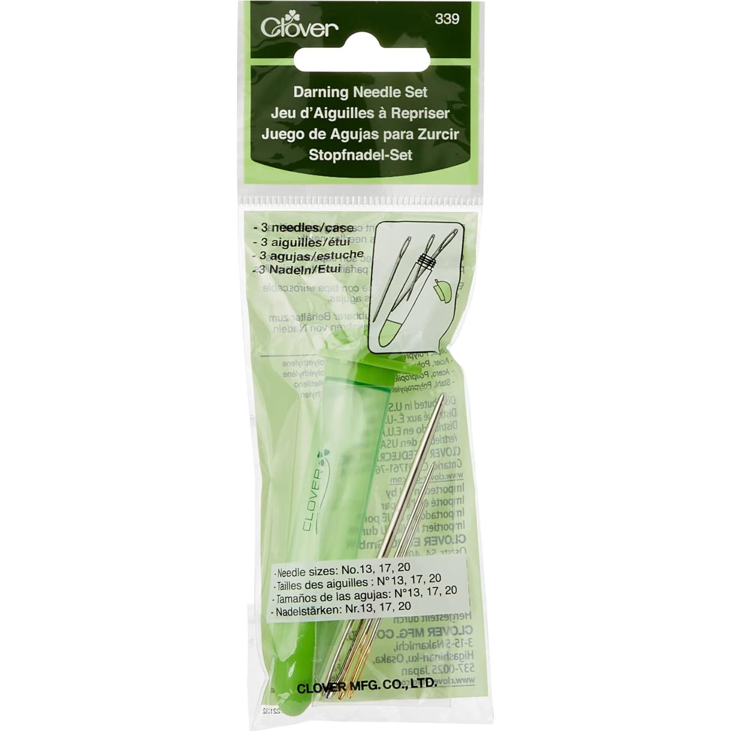 Juego de Agujas de Remendar Clover 339 Chibi - 3 Piezas