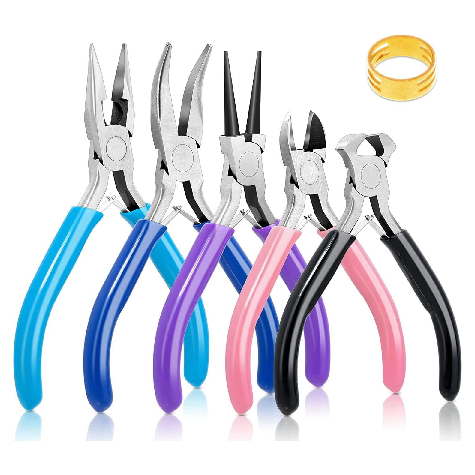 Juego de 5 Alicates Mckanti para Hacer Joyería - Acero Aleado
