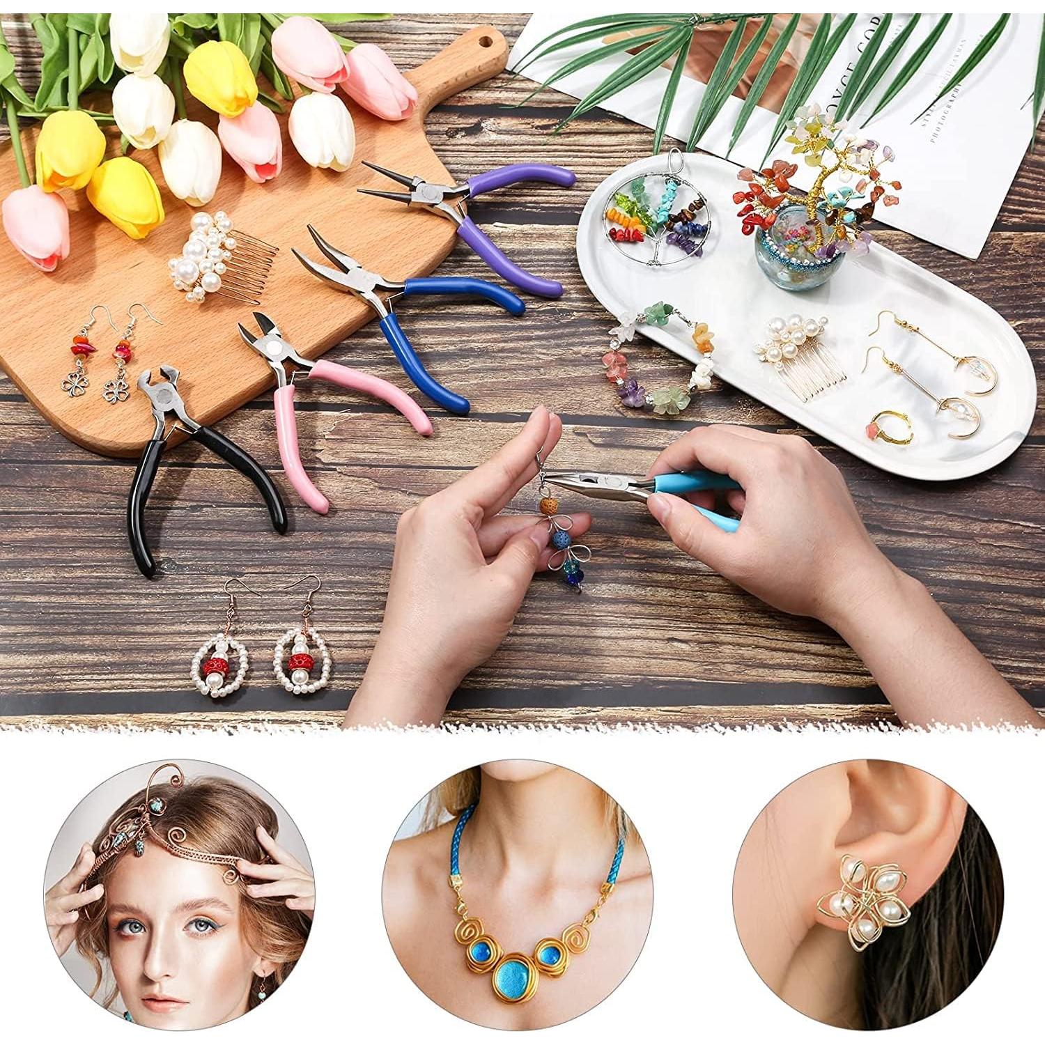 Juego de 5 Alicates Mckanti para Hacer Joyería - Acero Aleado