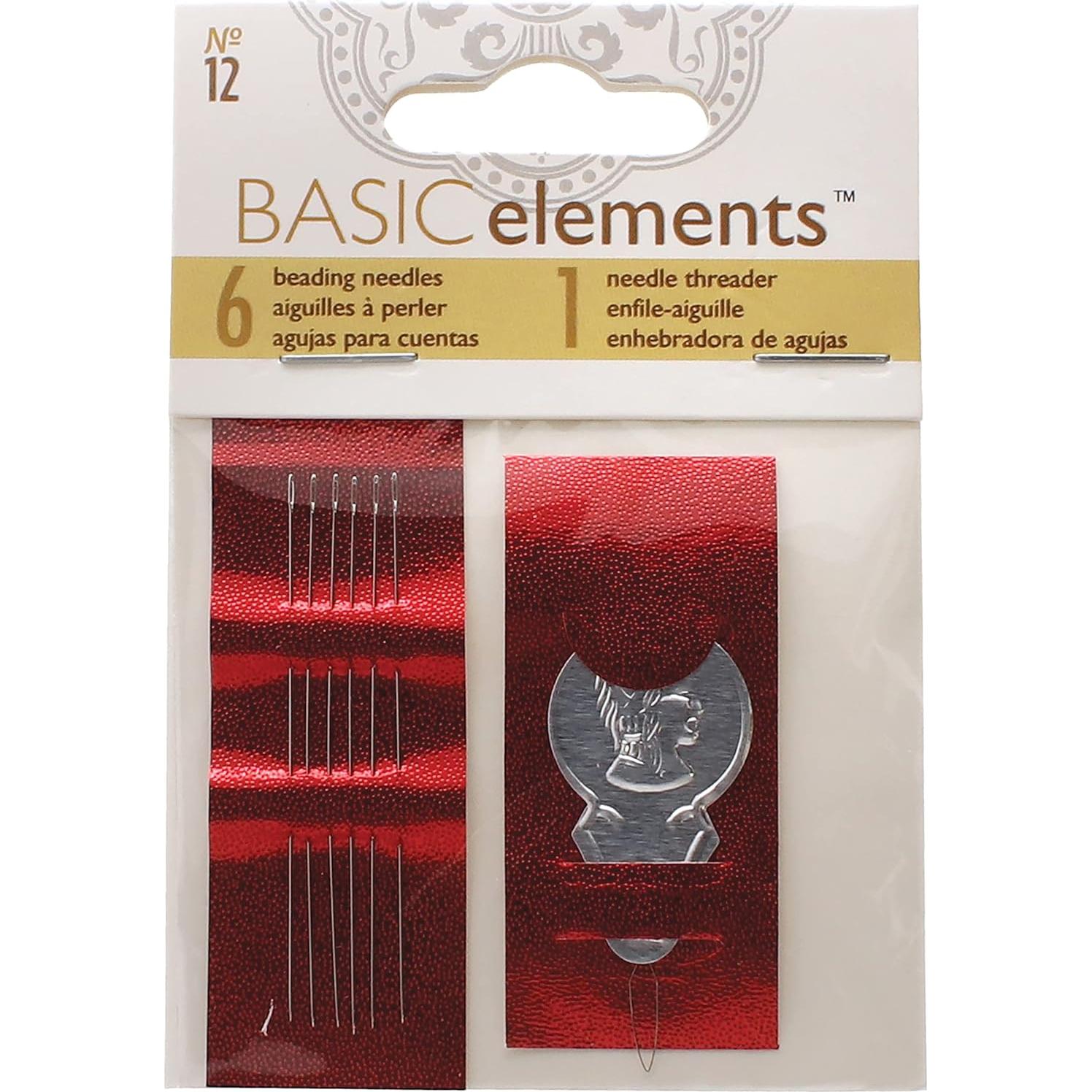 Agujas para Enhebrar The Beadsmith #12 - Paquete de 6