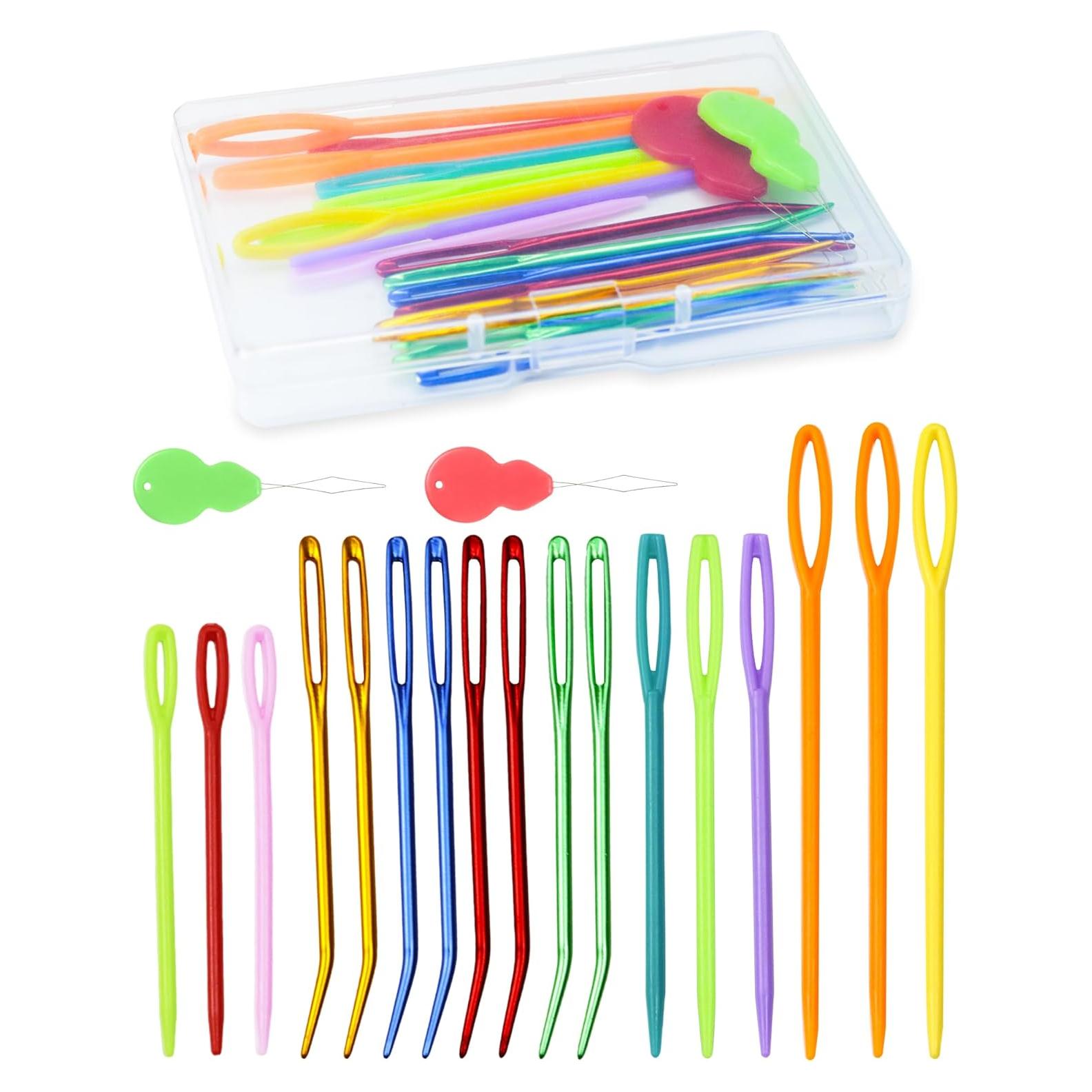 Juego de Agujas de Hilo FIVEZERO 19 Pcs - Tapicería y Crochet