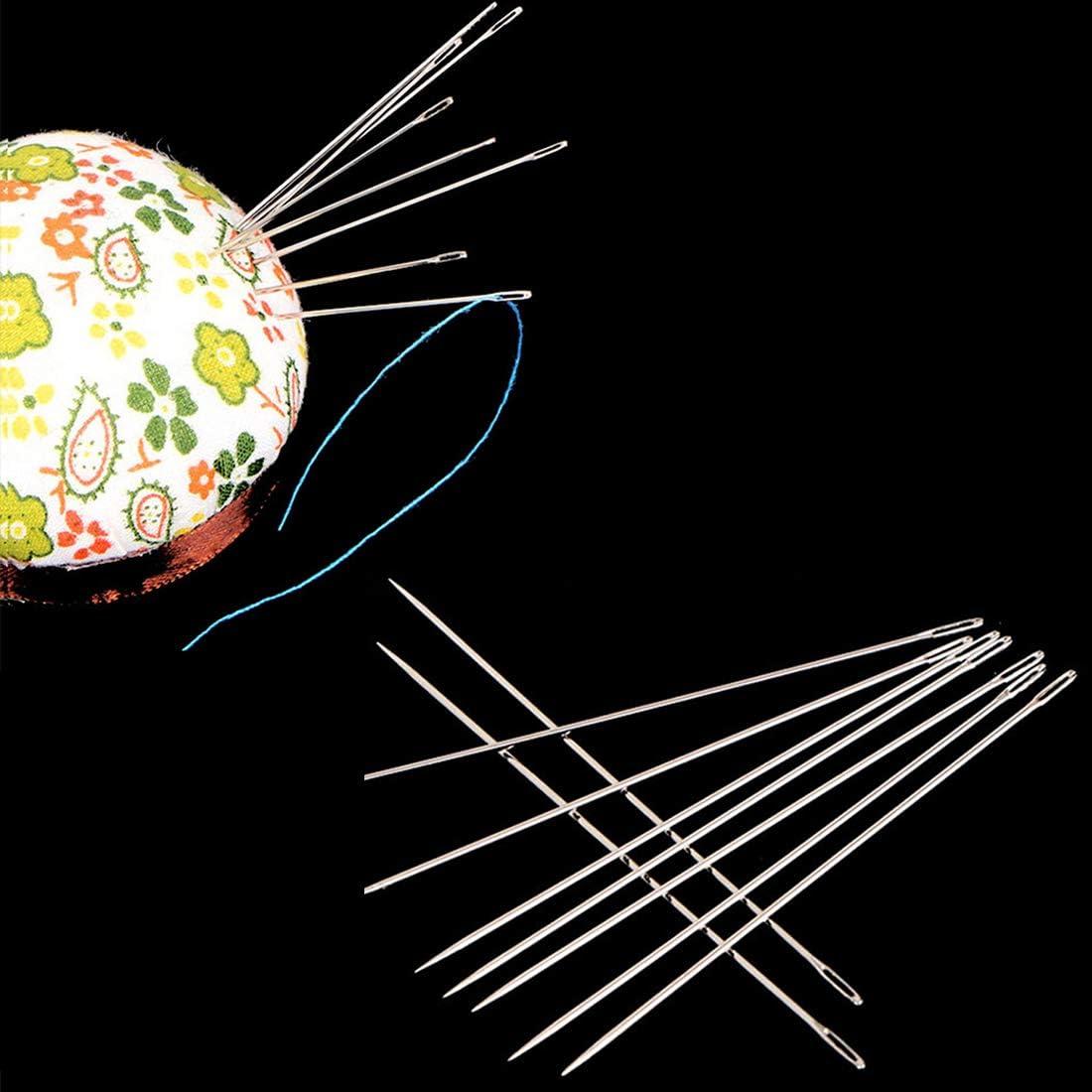 Paquete de 20 Agujas de Coser Largas JUPEAN 17.5 cm