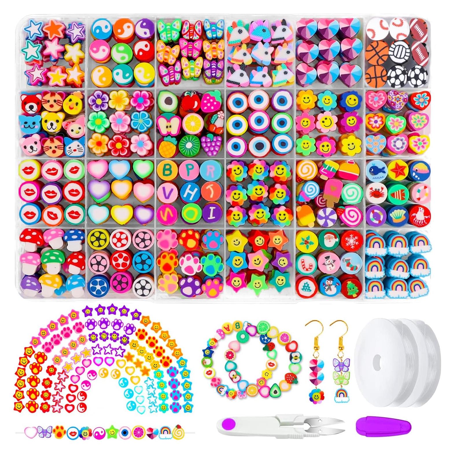 Kit de Perlas de Arcilla Polimérica JOICEE 480 Piezas DIY