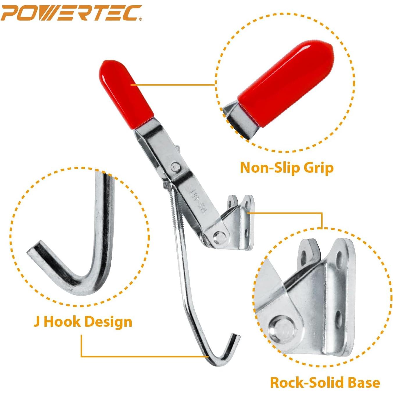 Abrazadera de Palanca POWERTEC 451 Gancho J 170 kg