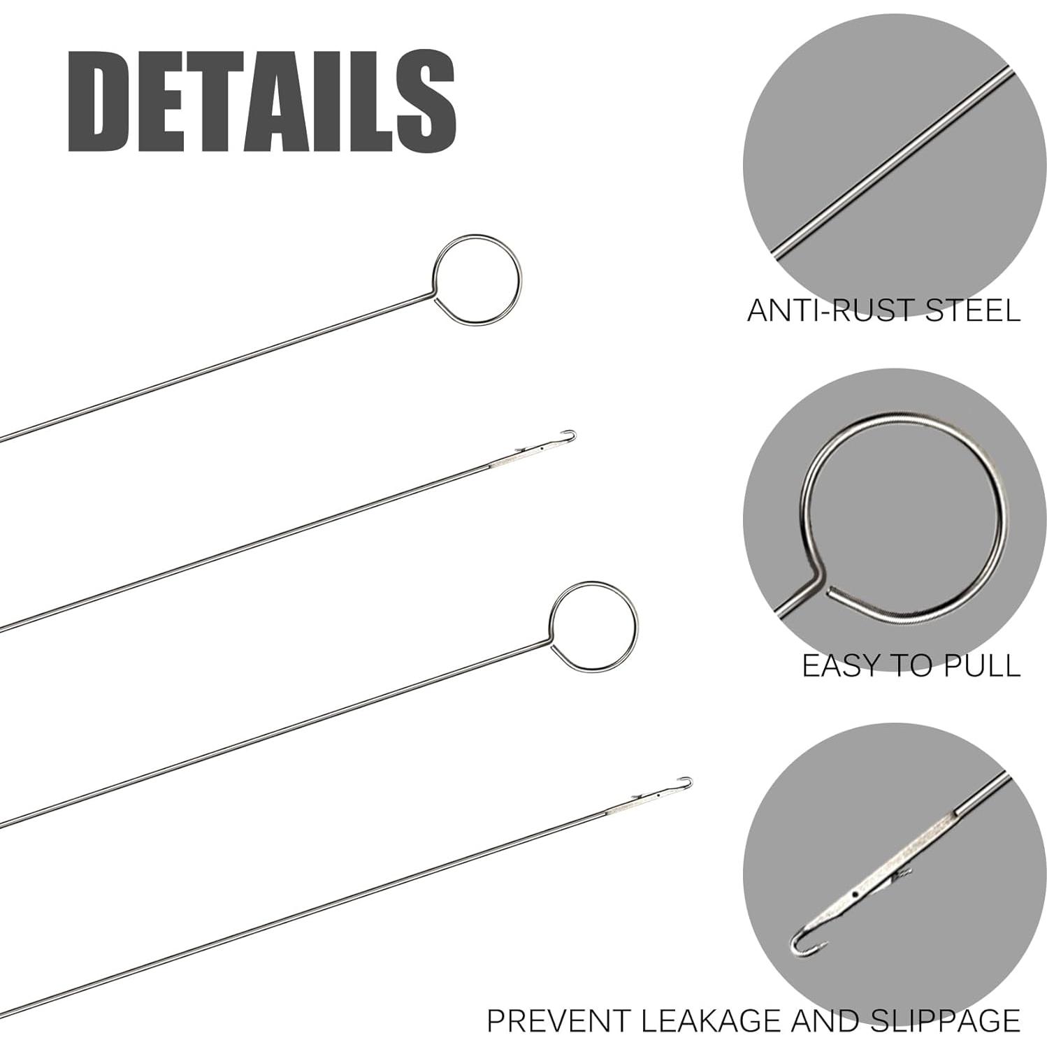Juego de 2 Ganchos de Giro de Bucle QIANCAIWANG 26.5 cm