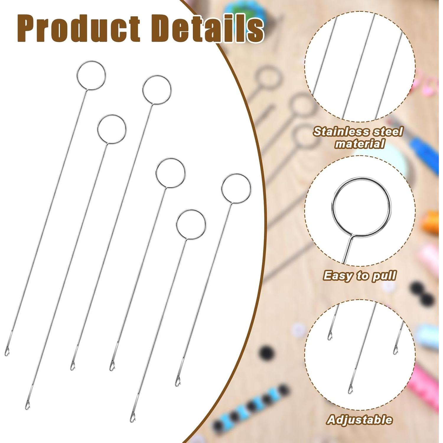 Juego de 6 Ganchos de Enhebrar Bremorou Acero Inoxidable