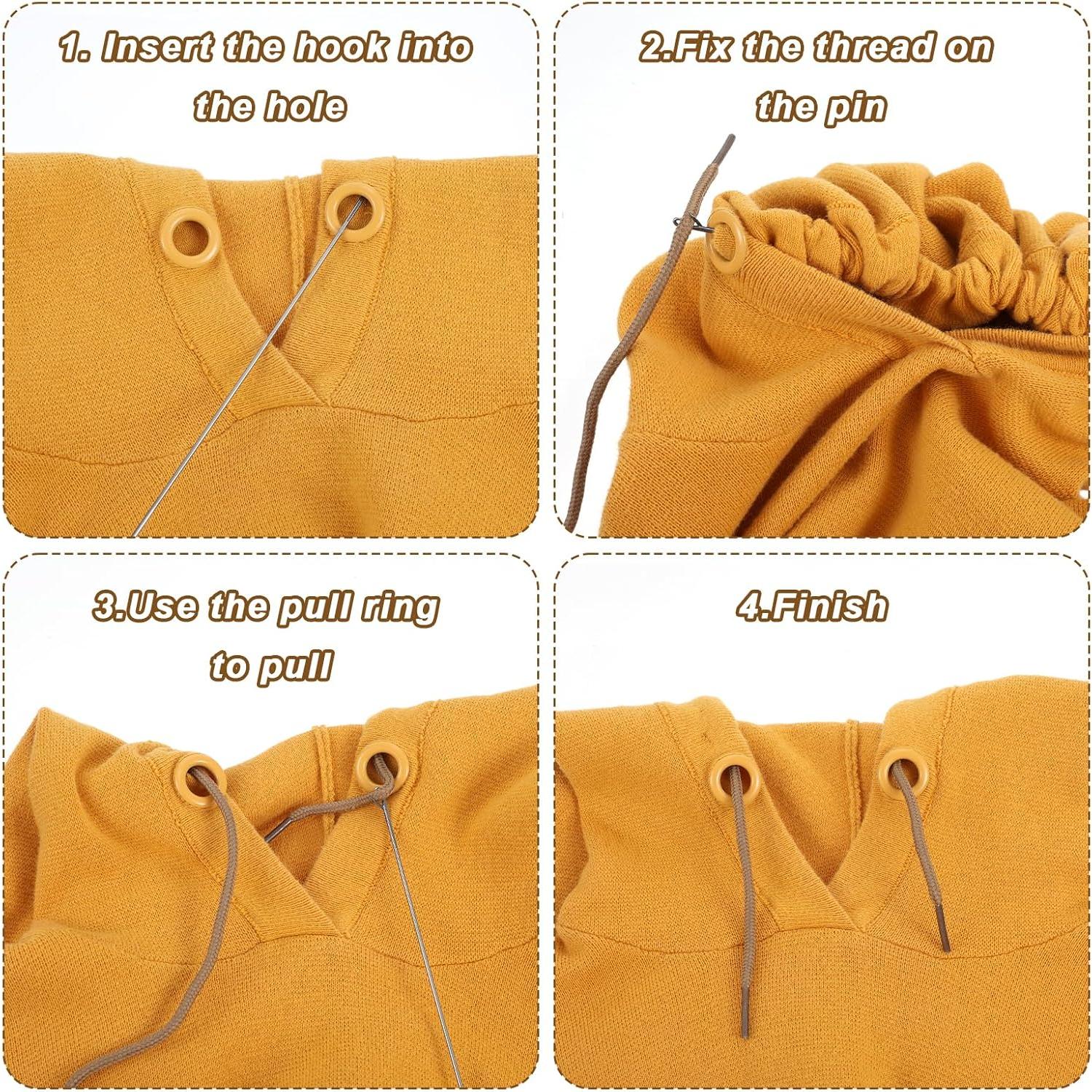 Juego de 6 Ganchos de Enhebrar Bremorou Acero Inoxidable