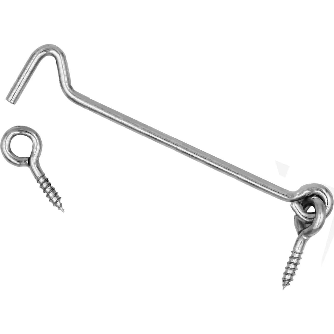 Gancho y Ojo de Puerta Wideskall Acero Zincado 15.88kg (2 Pzas)