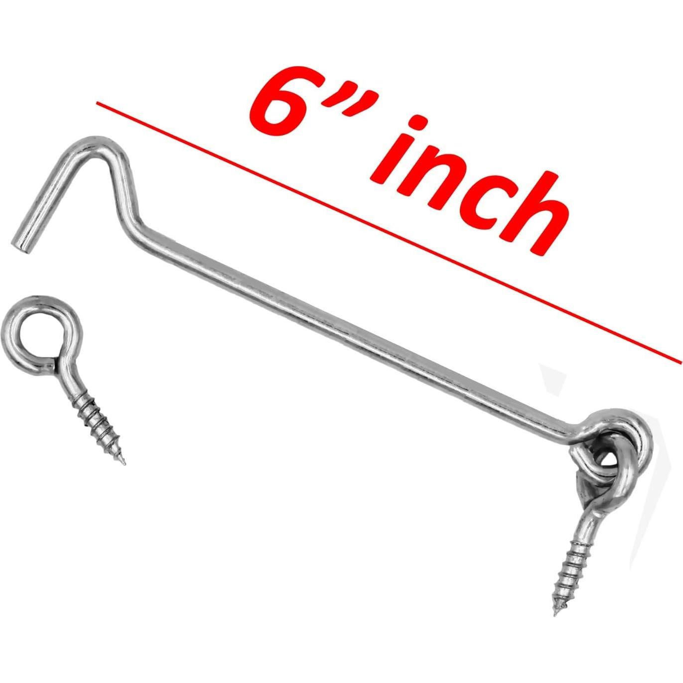 Gancho y Ojo de Puerta Wideskall Acero Zincado 15.88kg (2 Pzas)