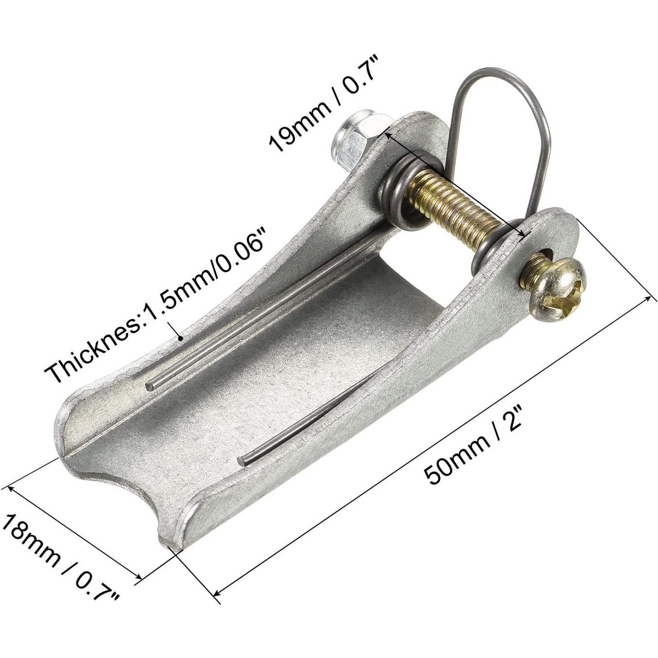 Gancho de Reemplazo Metálico PATIKIL 50mm - 2 Piezas