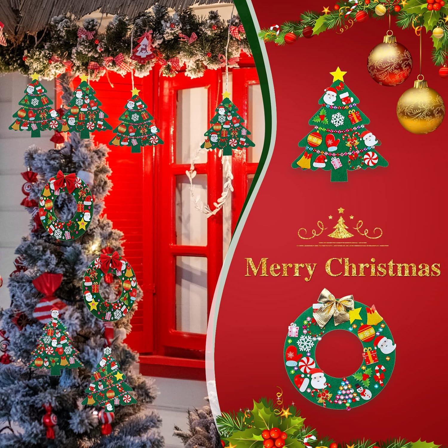 Kit de Manualidades Navidad Tatuo - 12 Piezas Fieltro DIY