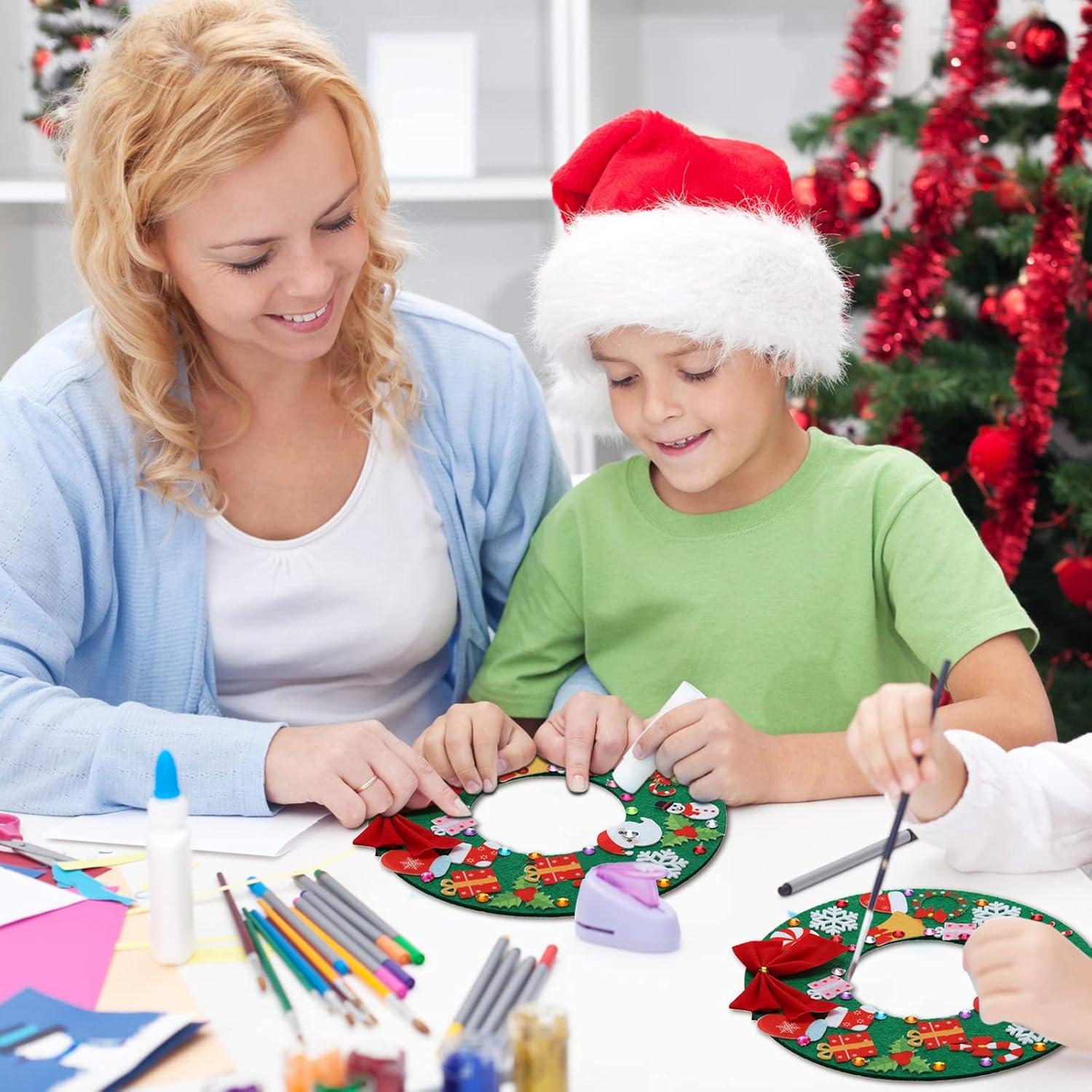 Kit de Manualidades Navidad Tatuo - 12 Piezas Fieltro DIY