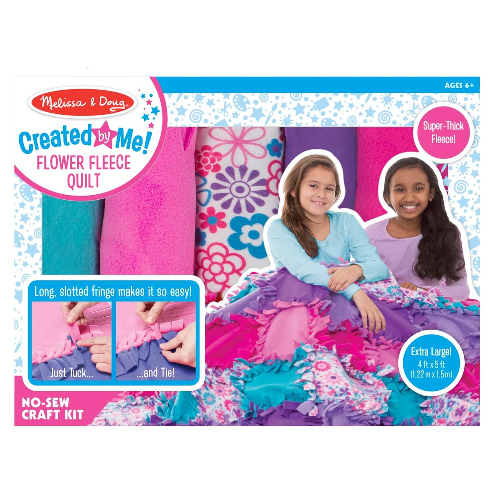 Kit de Manualidades de Colcha de Forro Floral Melissa & Doug