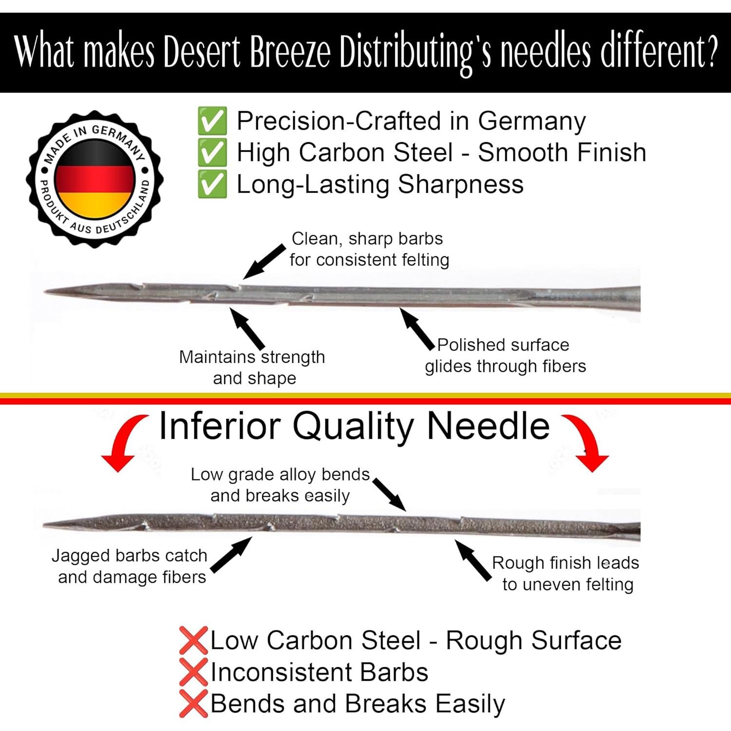 Agujas de Fieltro de Precisión Groz-Beckert 15 Unidades