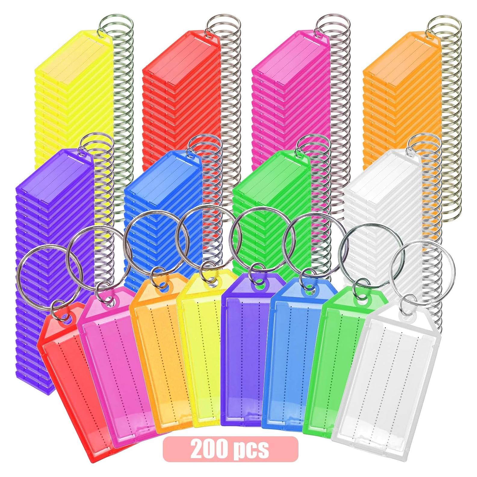 Etiquetas de Llave de Plástico Yarlung 200 Pcs 5.84x3.05cm