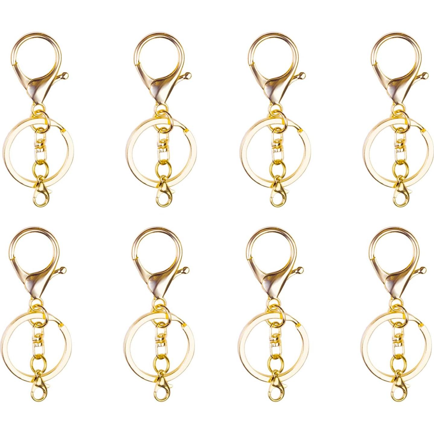 20 Ganchos de Langosta Dorados ZoloAJay para Joyería