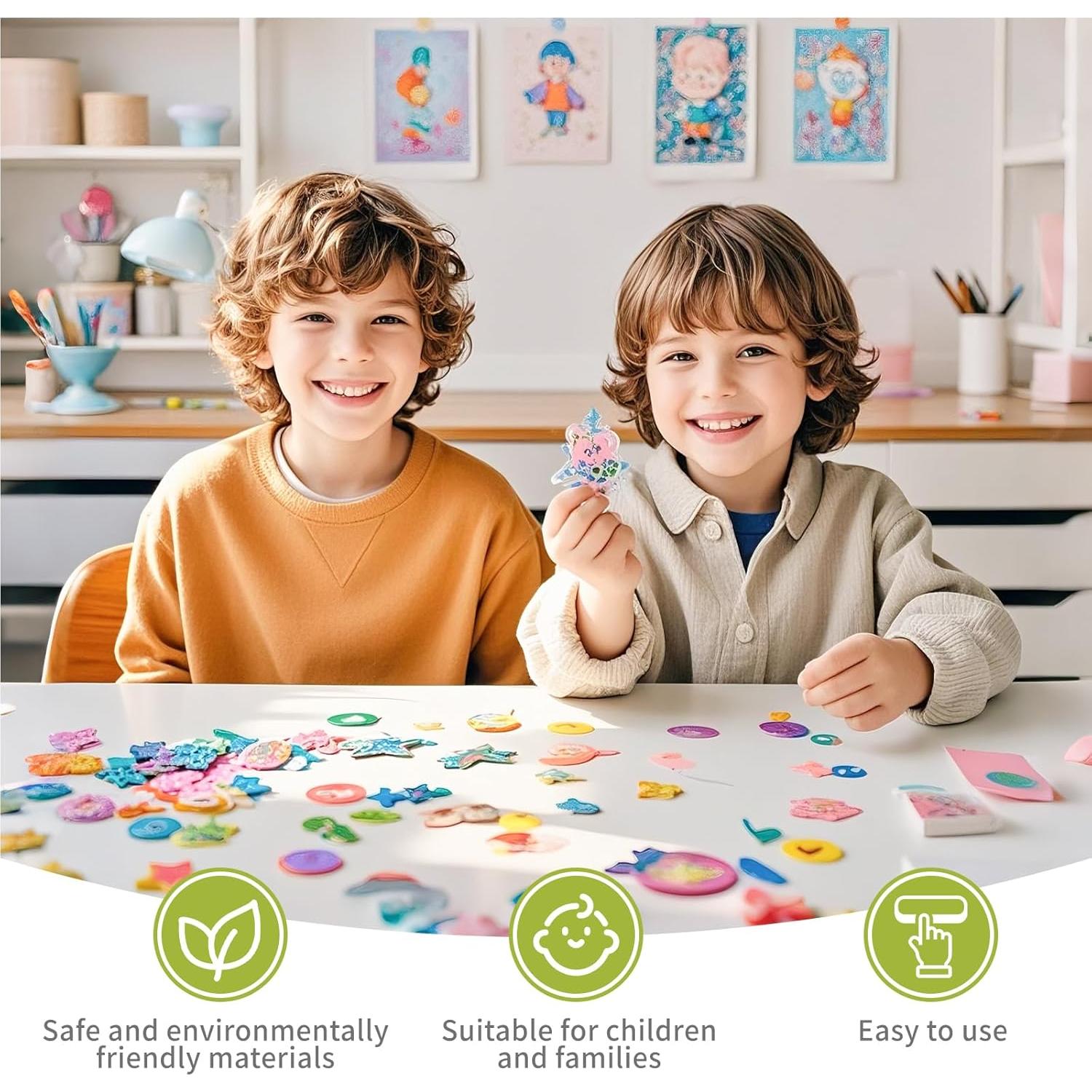 15 Hojas de Plástico Encogible Imprimibles Yncotte 21.6x27.9cm