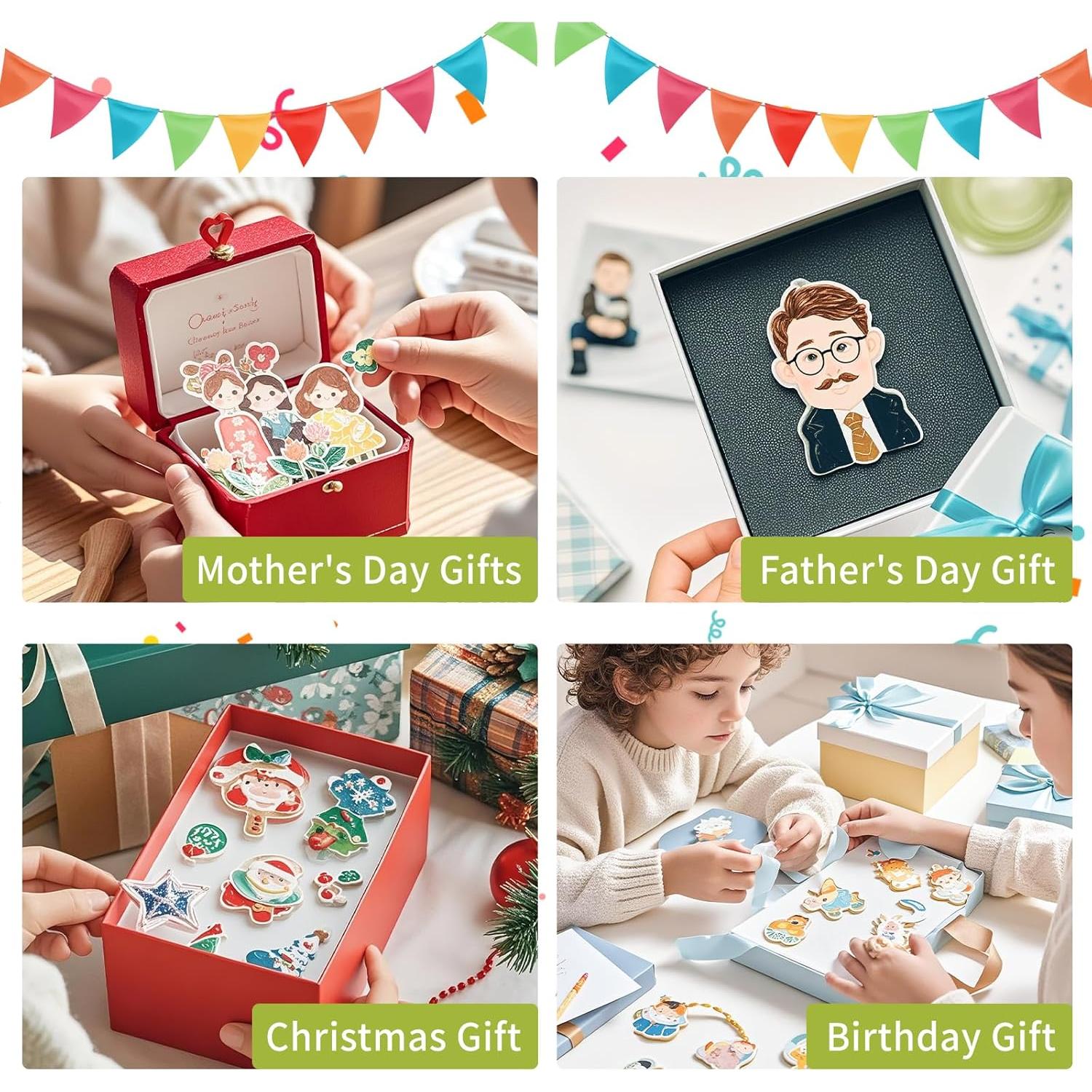 15 Hojas de Plástico Encogible Imprimibles Yncotte 21.6x27.9cm