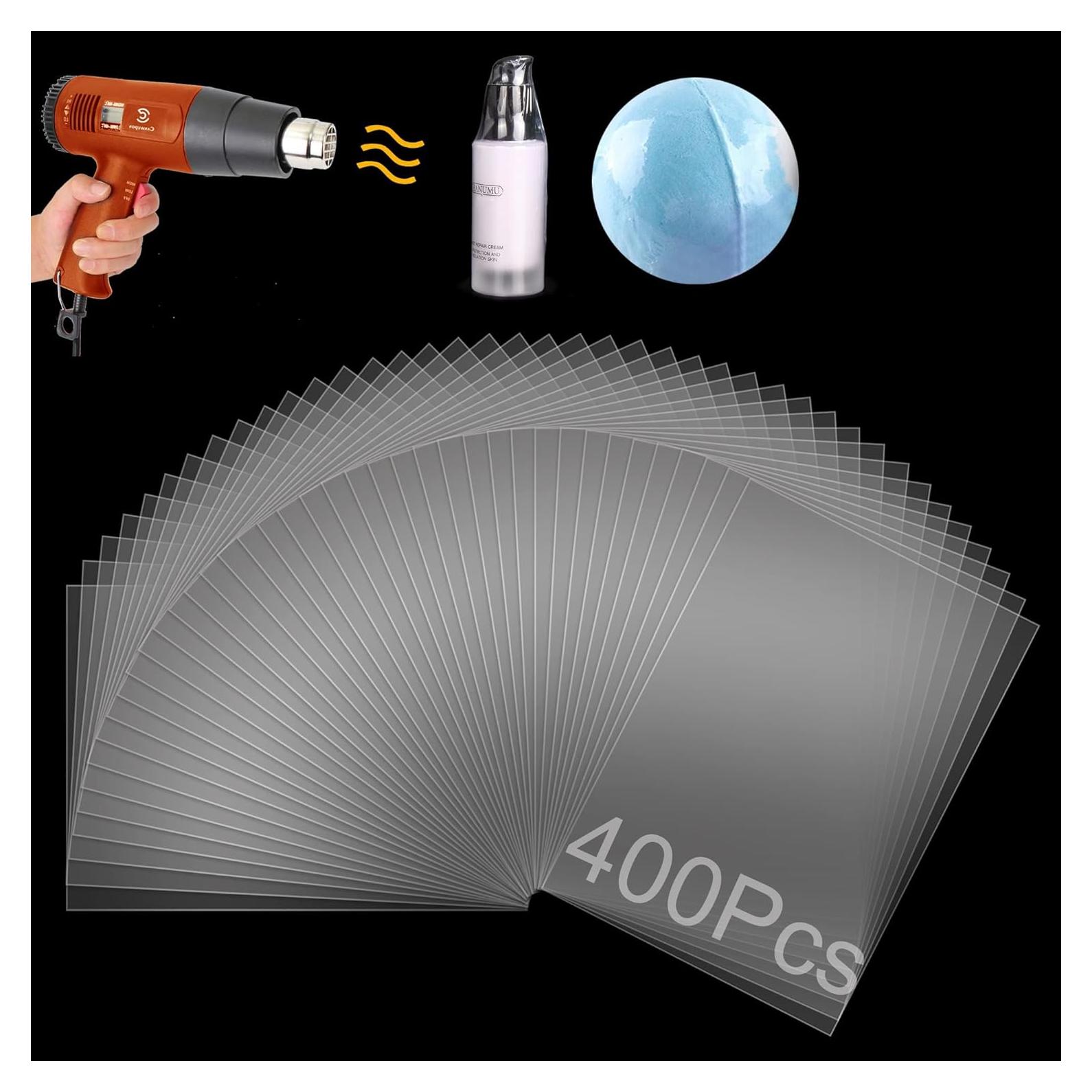 400 Bolsas de Envoltura Retráctil 10x15 cm PVC CANWUPON