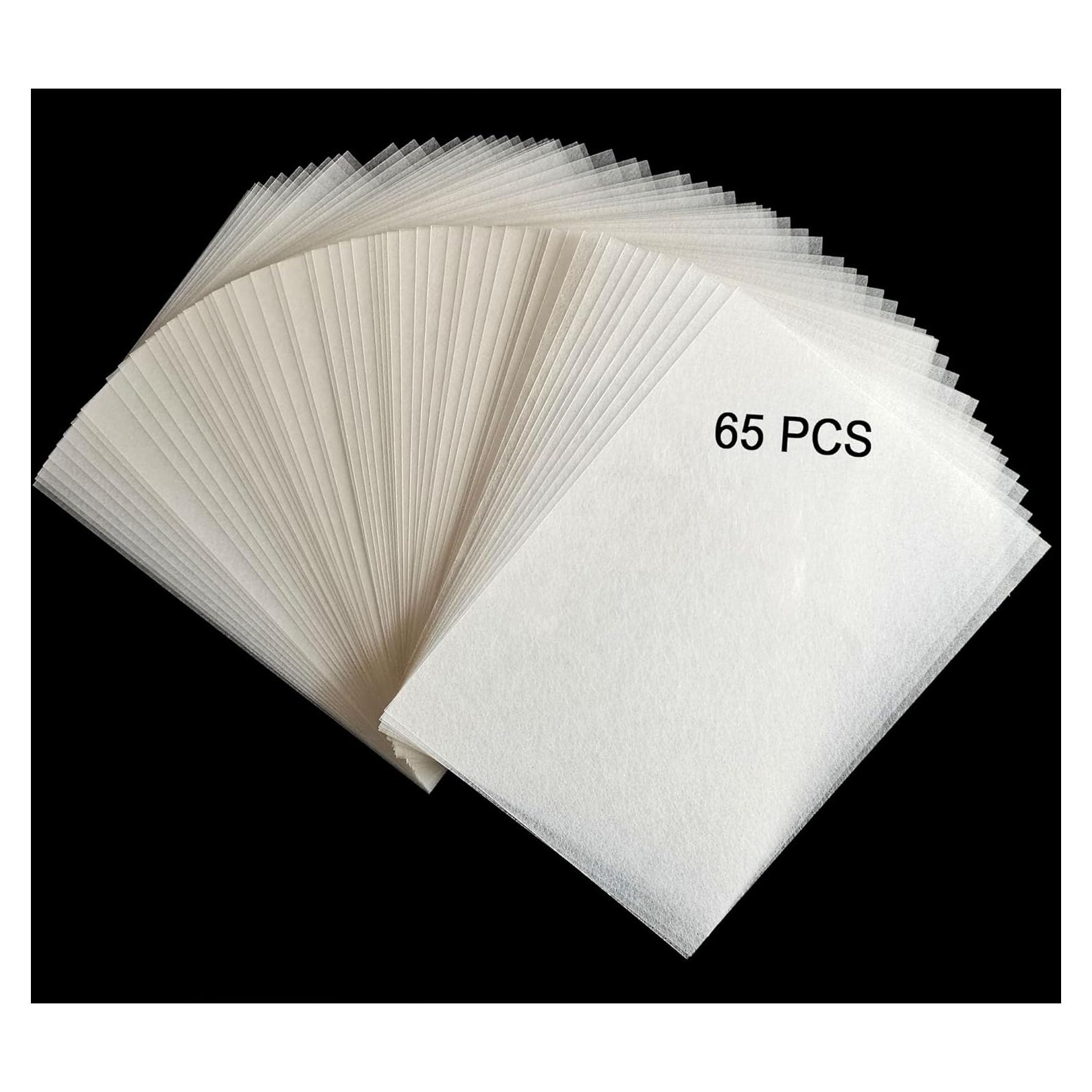 65 Hojas de Plástico Termocontraíble 20x14.5 cm para Manualidades