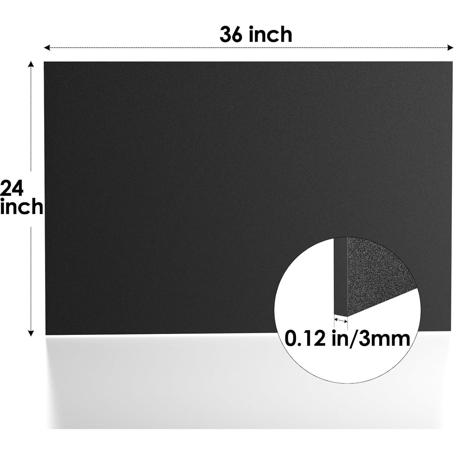 Hoja de Plástico ABS 3mm CREGEAR 91.44x60.96cm Paquete de 2