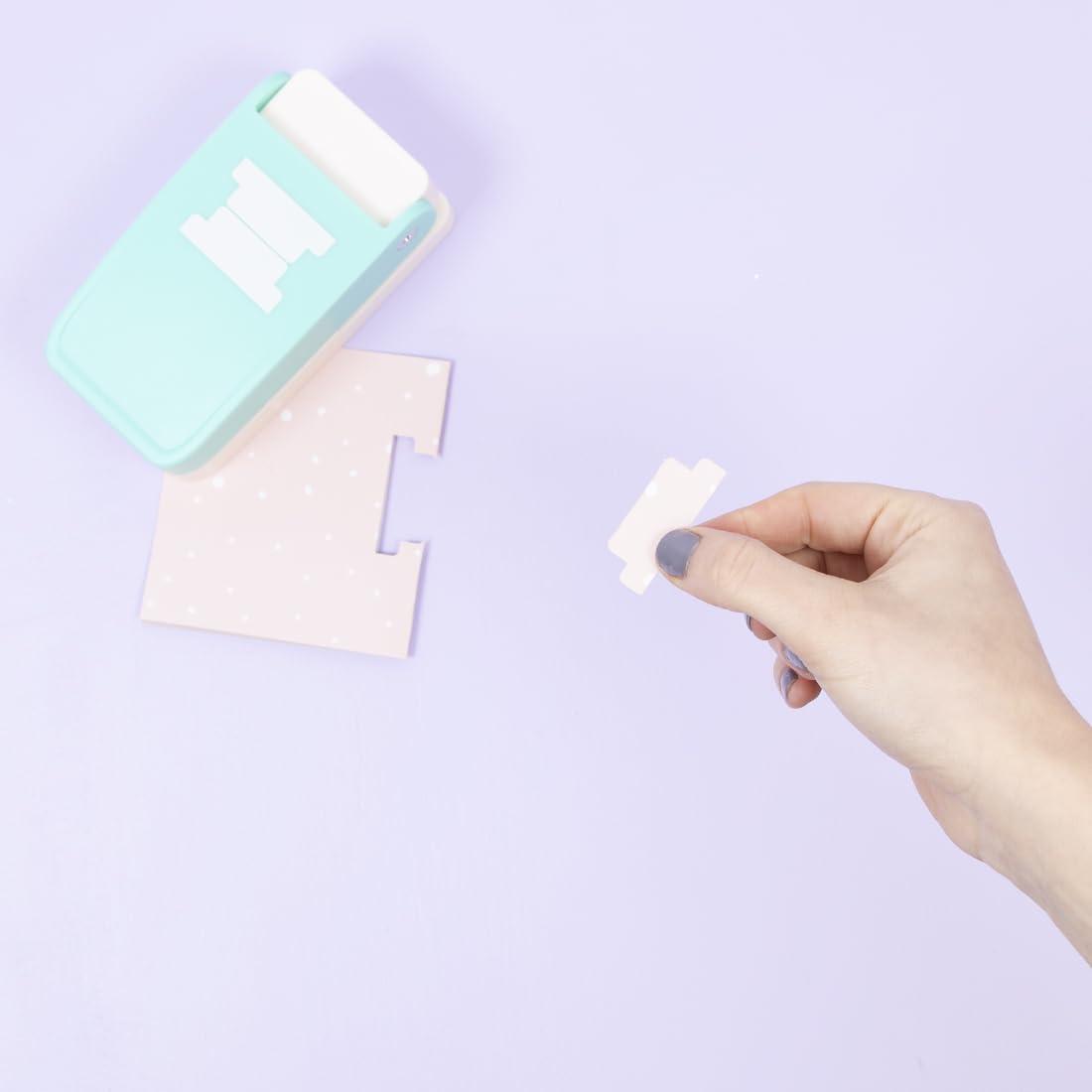 Troquel Craftelier Pestaña Personalizada 4 x 1.5 cm Turquesa