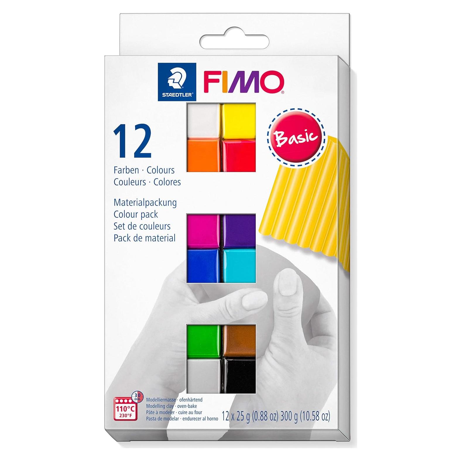 Arcilla Polimérica STAEDTLER FIMO Soft 12 Colores 300g