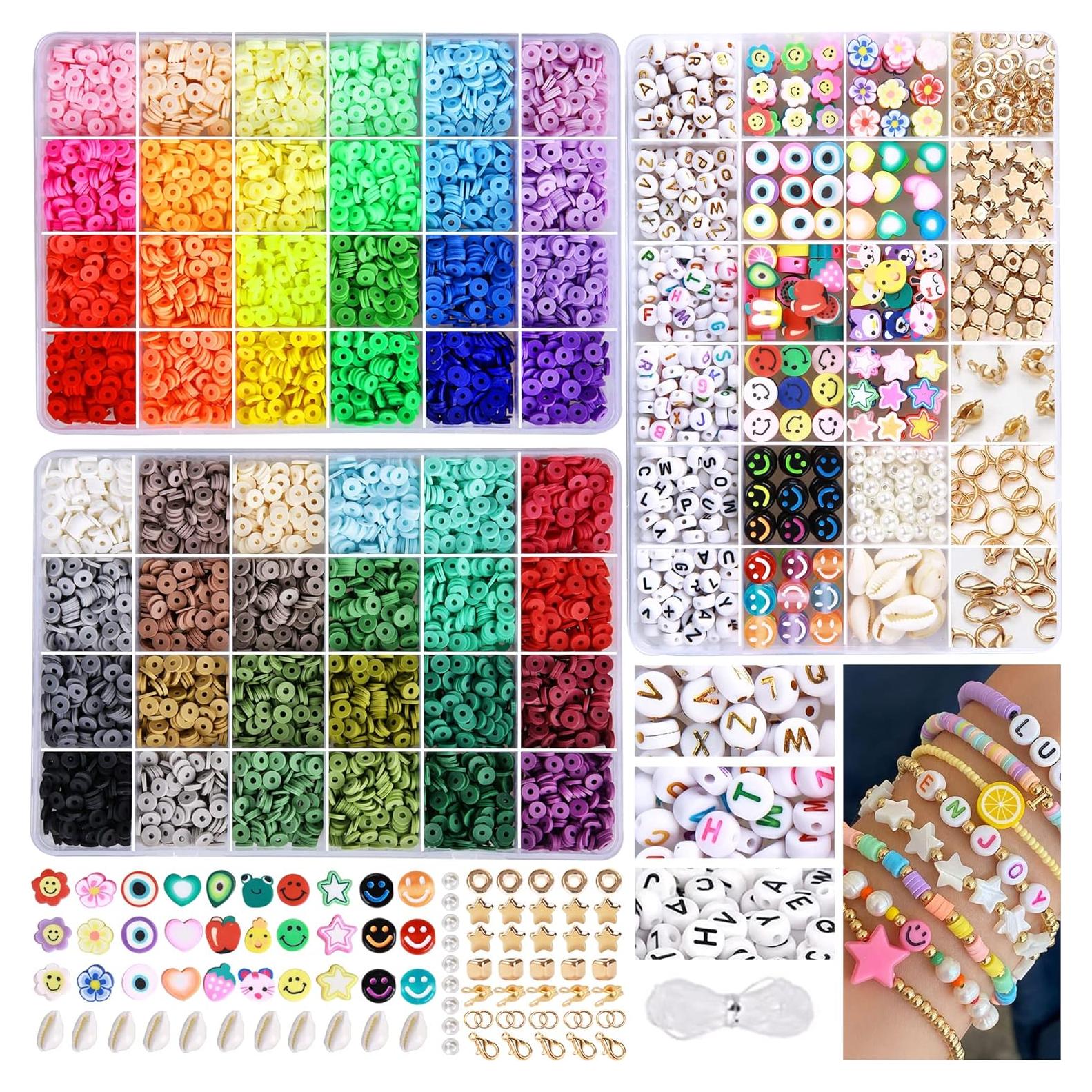 Greentime 4550 Piezas Perlas de Arcilla para Manualidades DIY