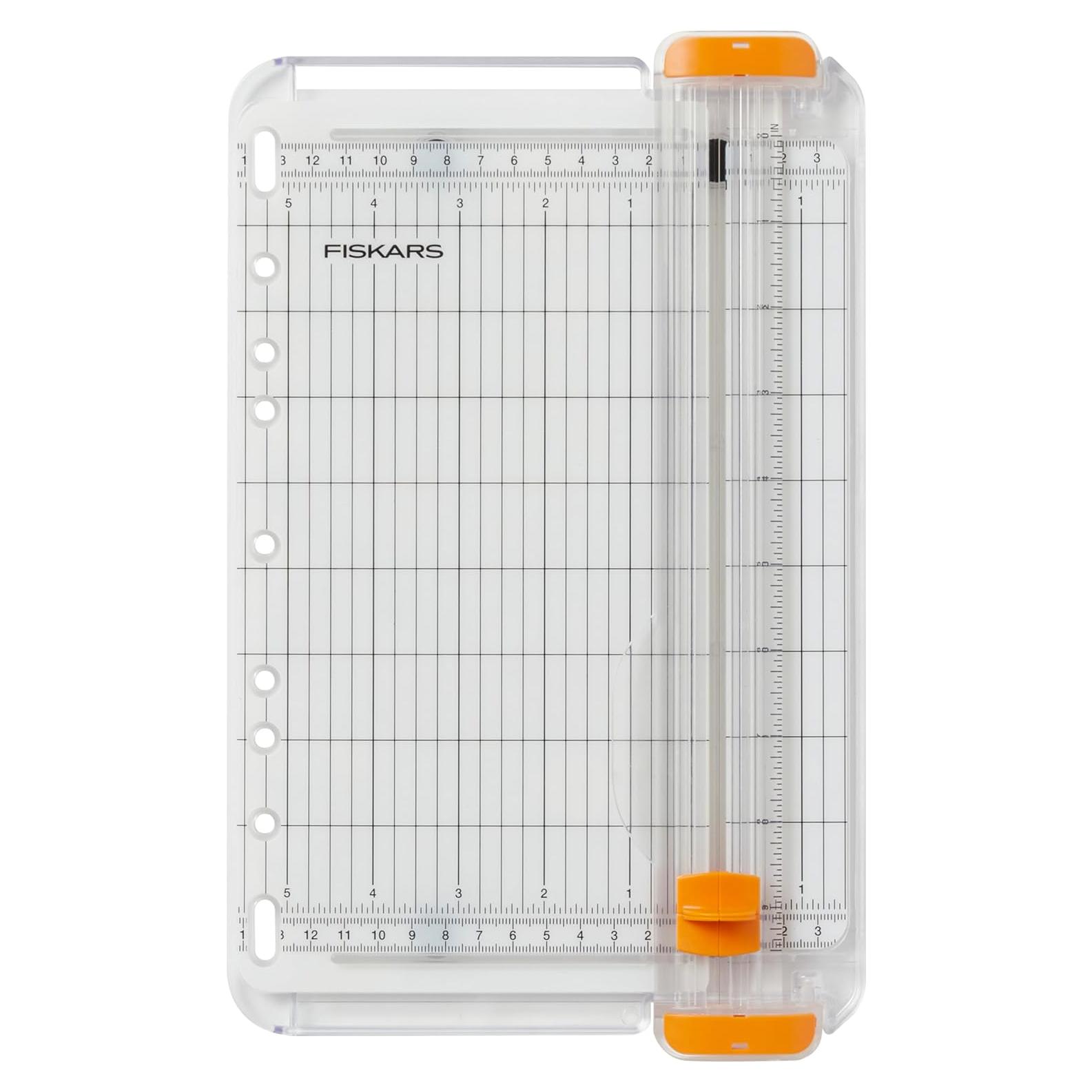 Cortador de Papel Portátil Fiskars SureCut 22.86 cm para Manualidades