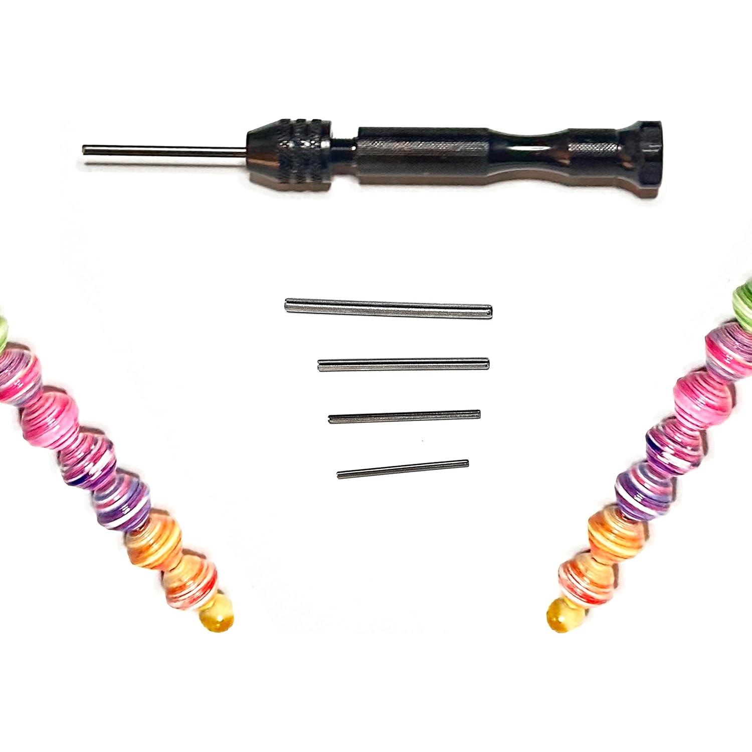 Rodillo de cuentas de papel con 4 puntas intercambiables