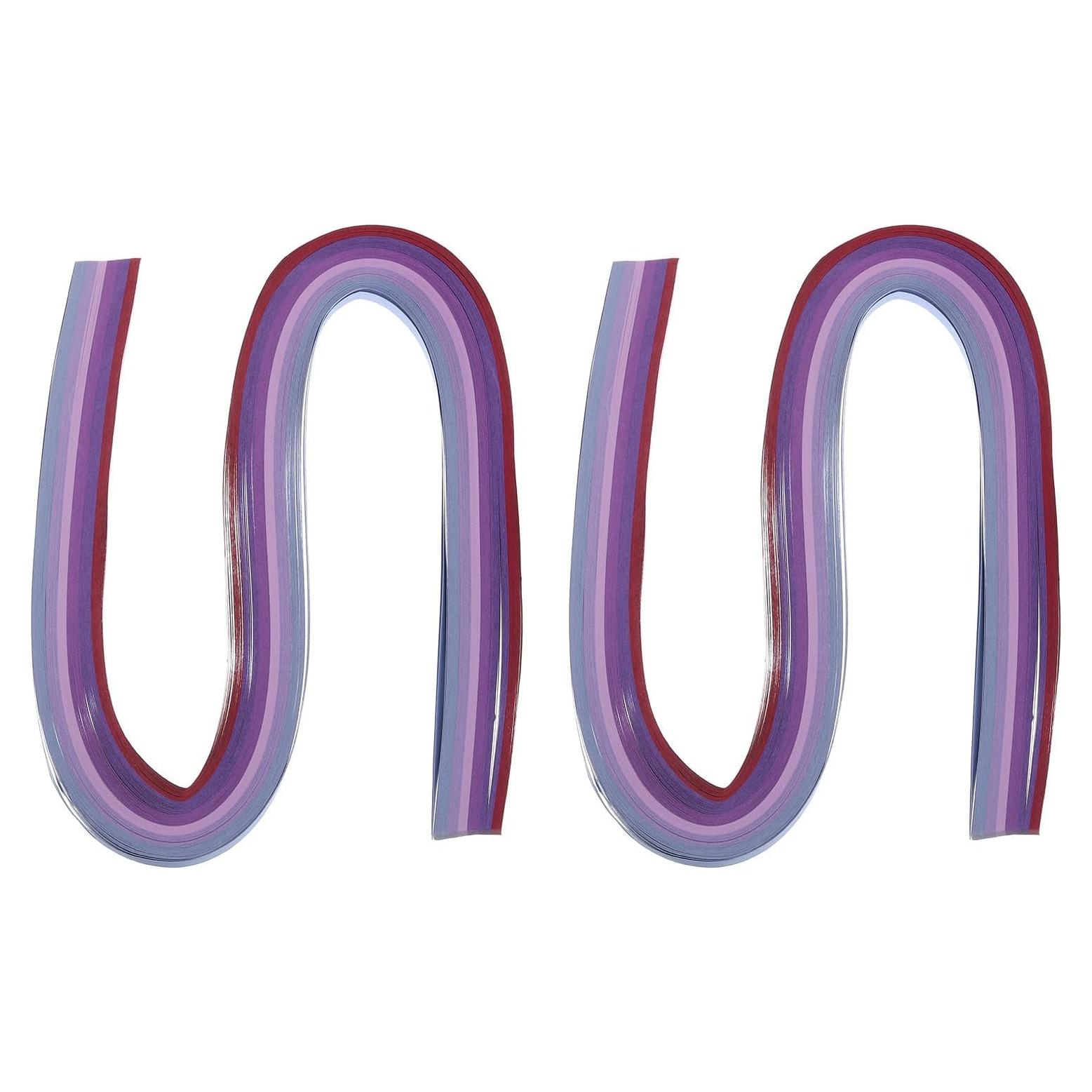 Tiras de Quilling PATIKIL 240pcs Papel 5mm x 53cm Púrpura