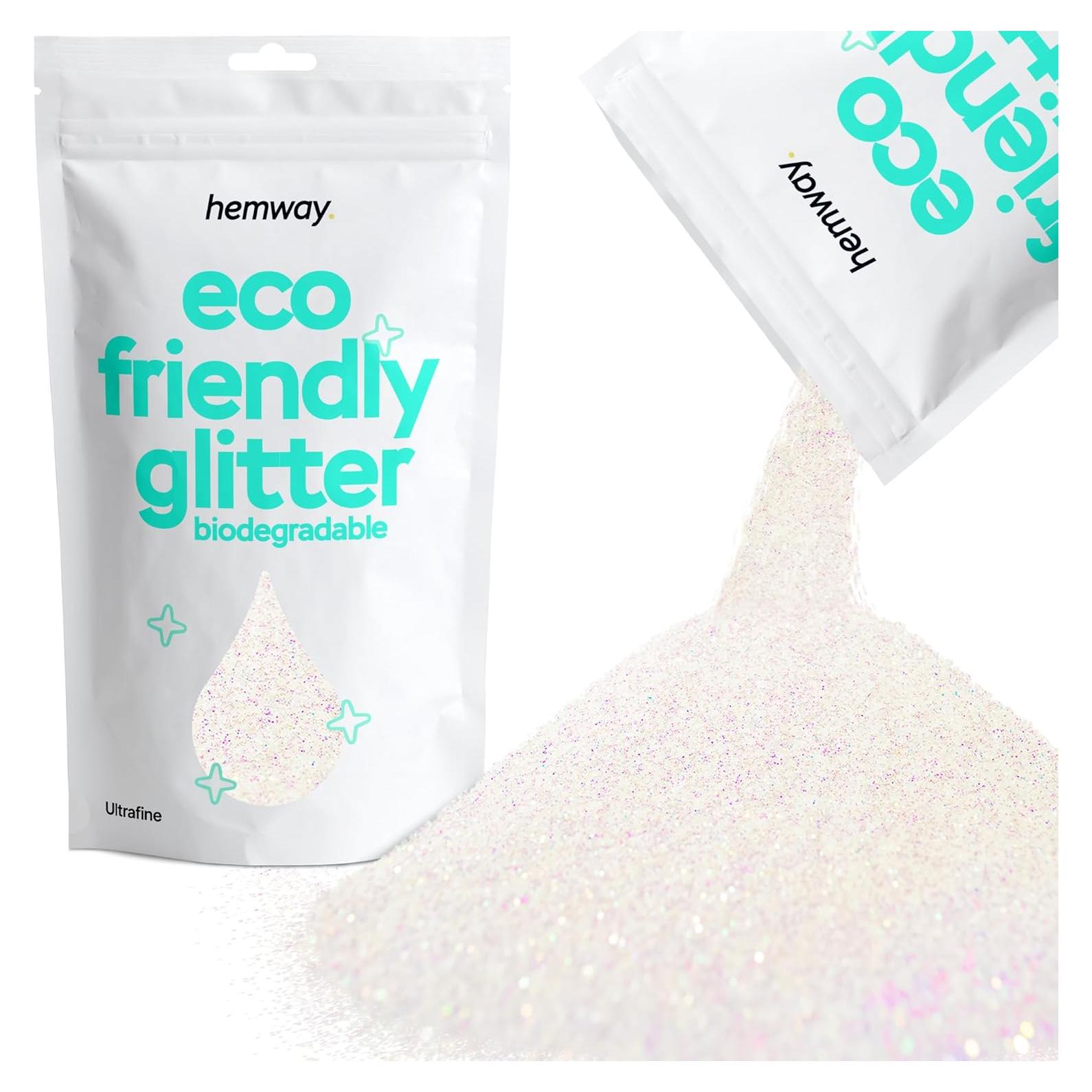 Glitter Biodegradable Hemway 100g Madreperla Iridiscente
