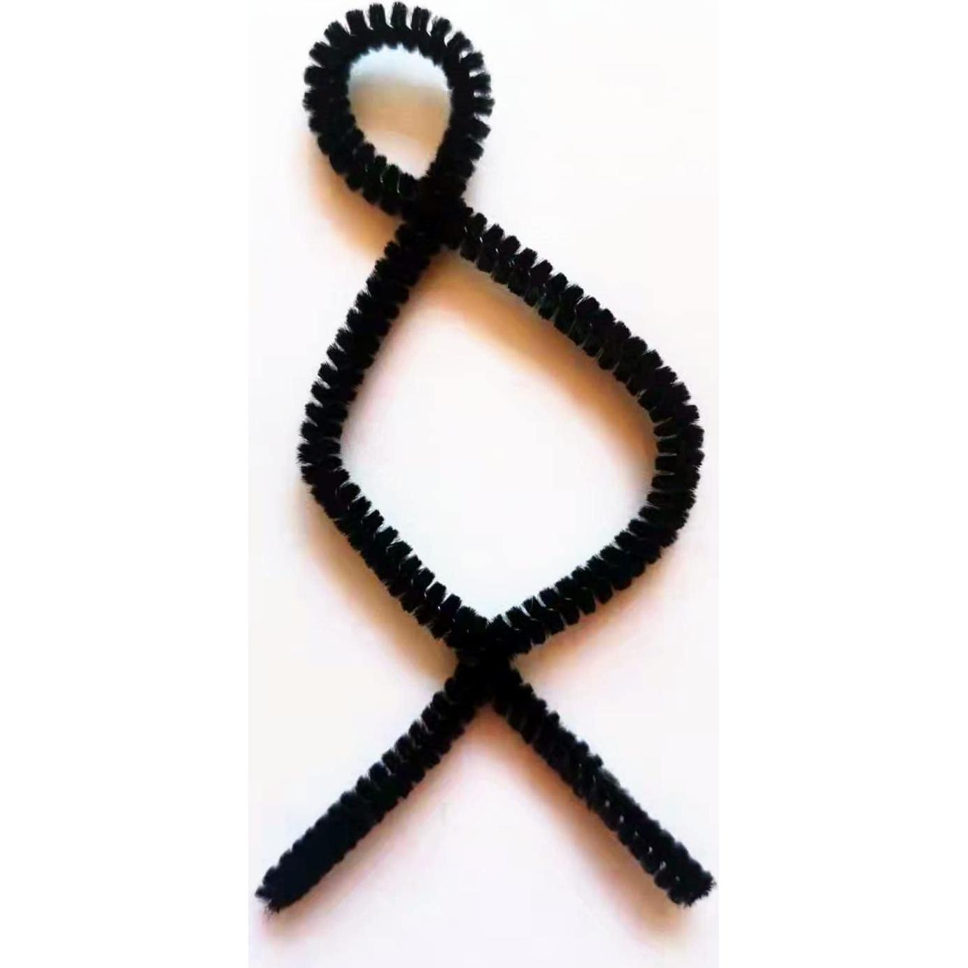 Limpiapipas Negros GOTOONE 200 Piezas 30.48 cm Manualidades