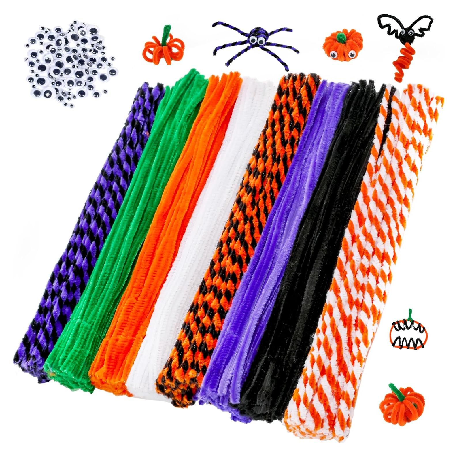 Juego de Limpiapipas de Halloween CVNDKN 420 Pcs DIY Manualidades