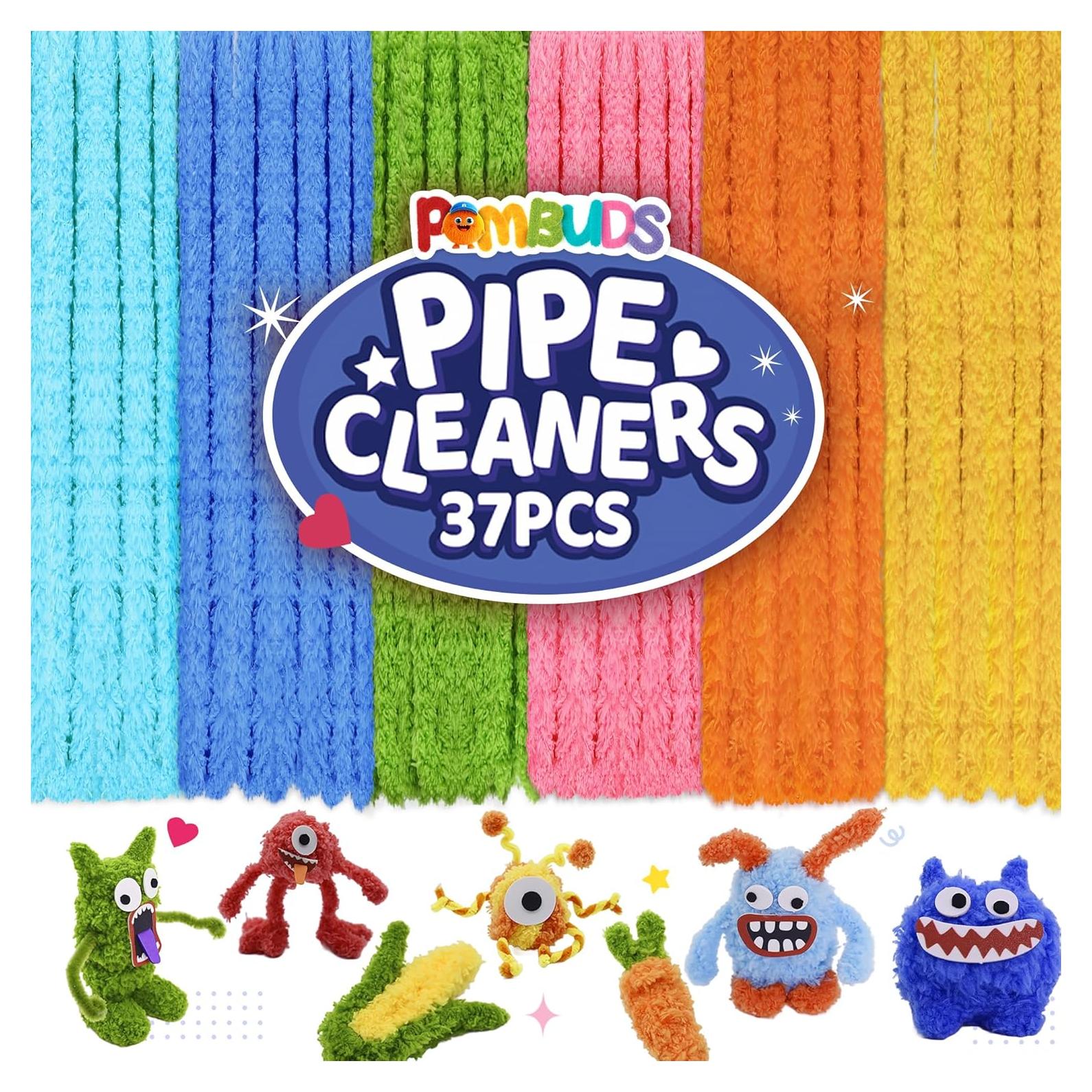 Kit de Manualidades 12 Pcs Limpiapipas Jumbo QY 150 cm