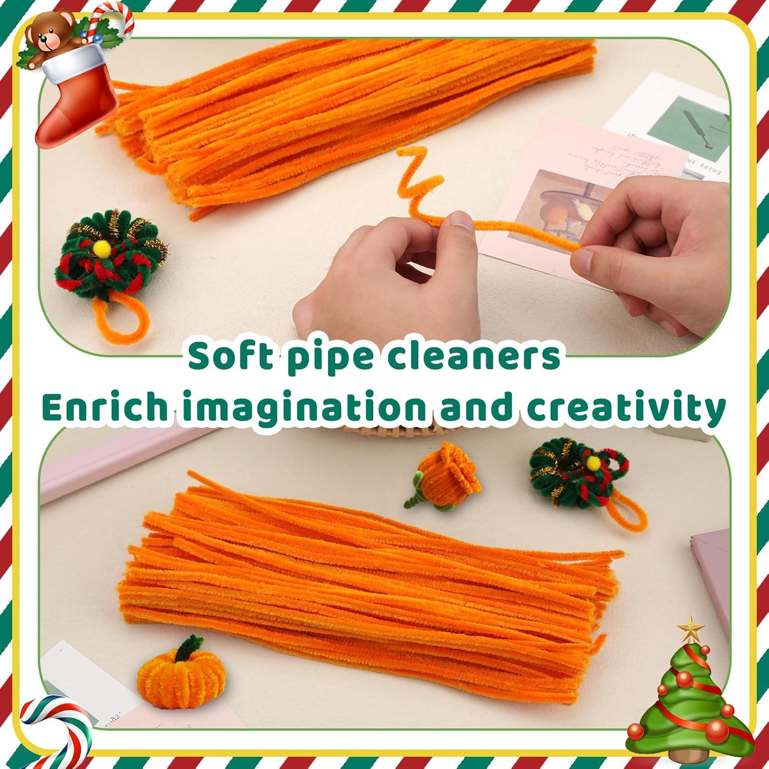 Limpiapipas Coloridos Hssugi 100PCS Manualidades Arte