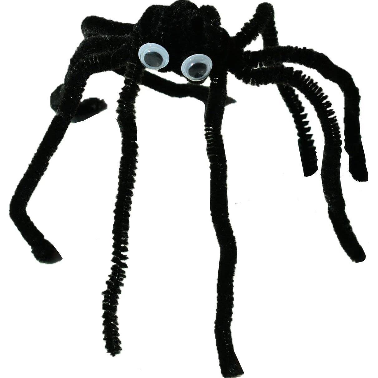 Limpiapipas Negros Chenille 100 Piezas 30.48 cm TTGYZP