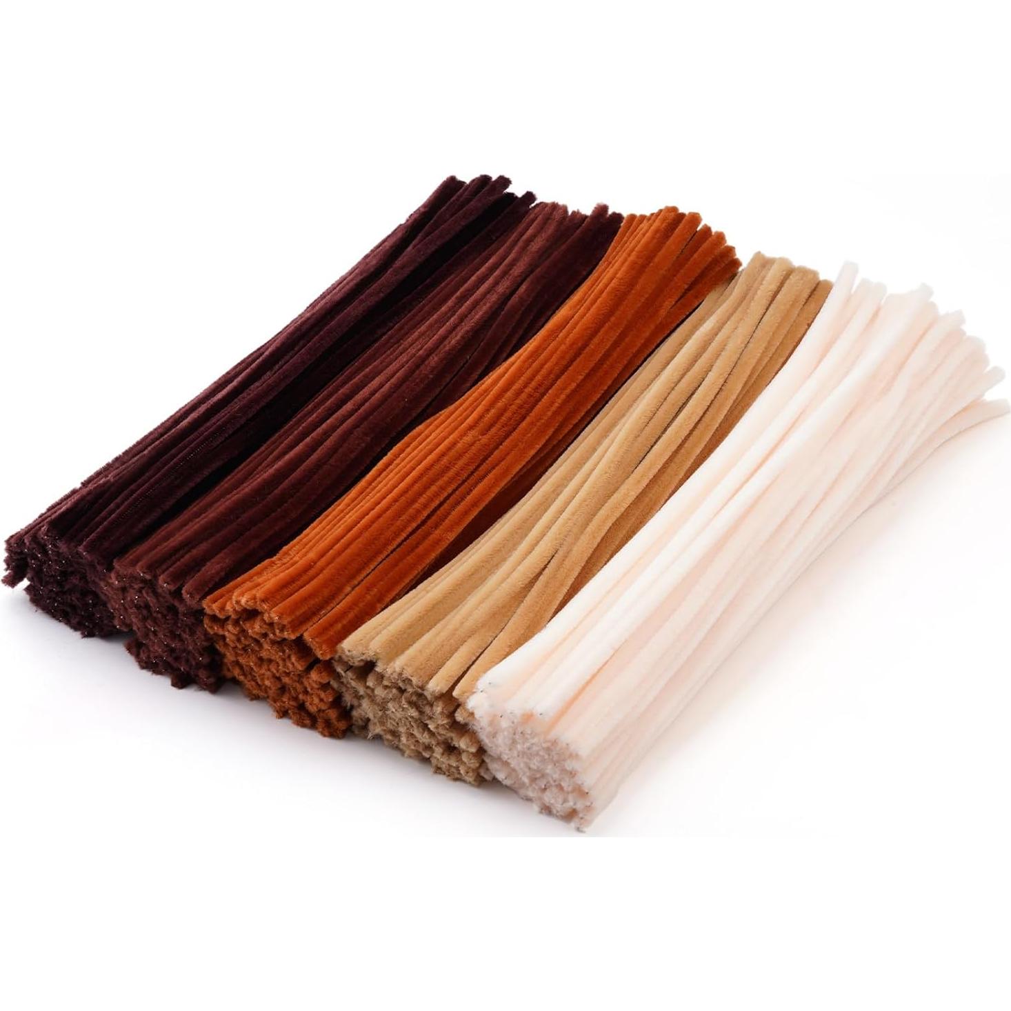 Limpiapipas Marrones Caydo 500 Piezas 30 cm Manualidades