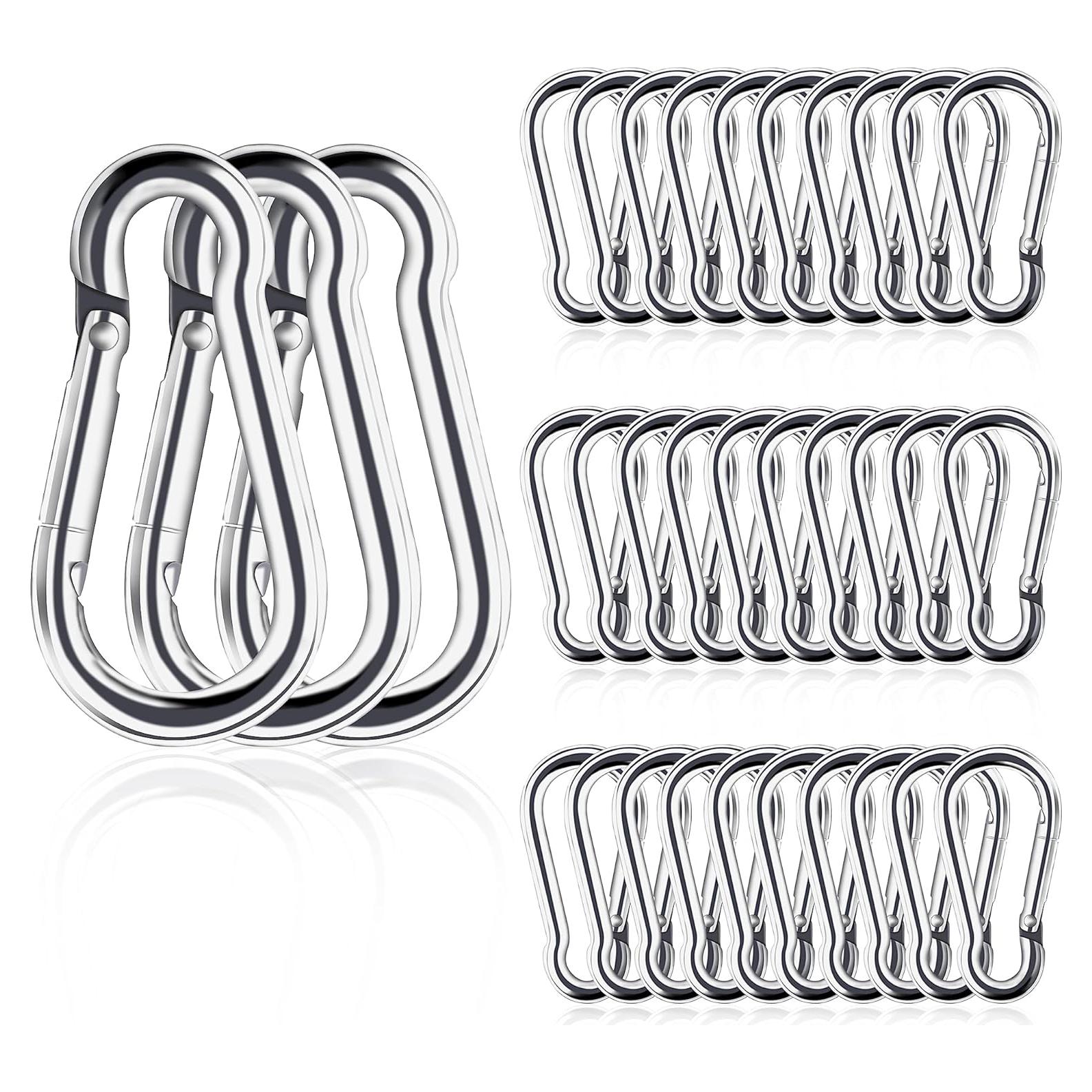 30 Clips de Carabineros DF DUALFERV 3.98cm Acero Inoxidable