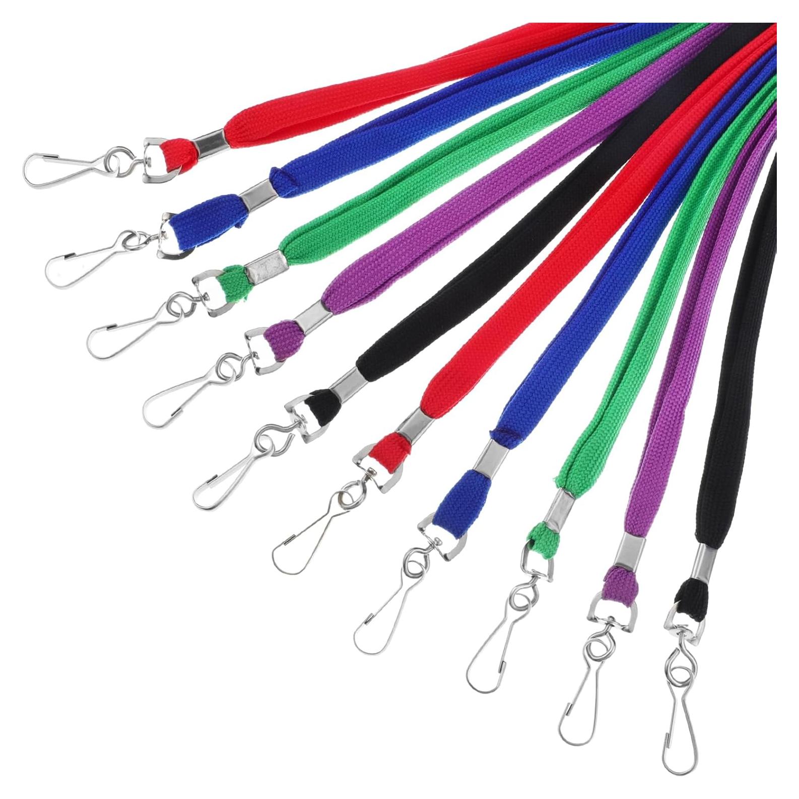 25 Cintas Coloridas para Identificación Prudiut con Clip Giratorio