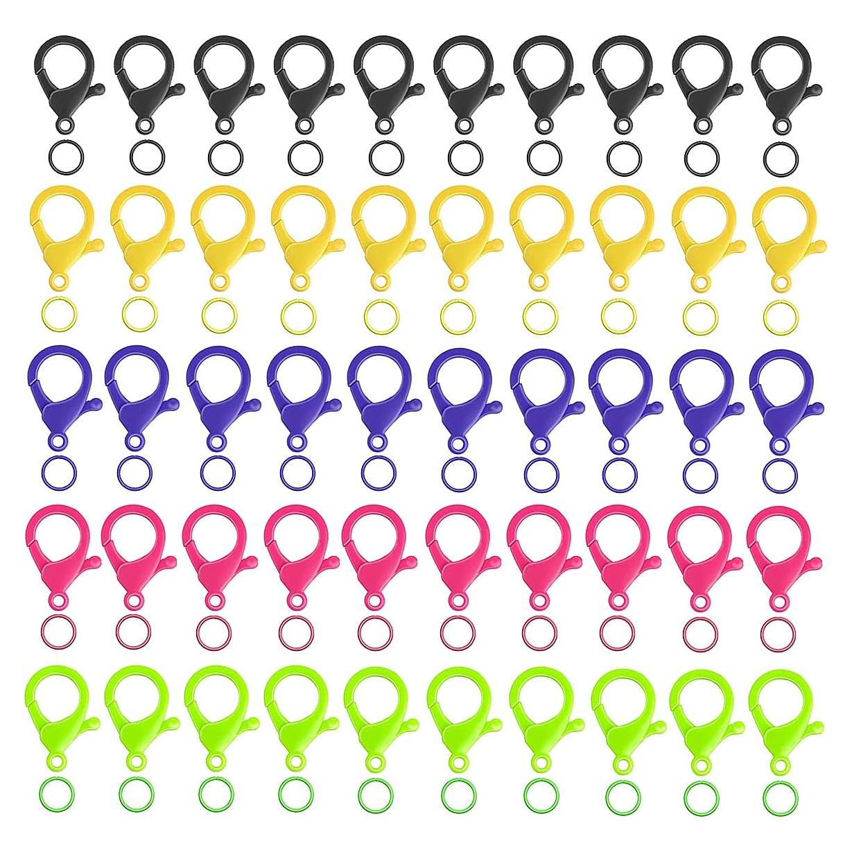 Ganchos de Langosta de Plástico Genérico 100 Piezas Multicolor