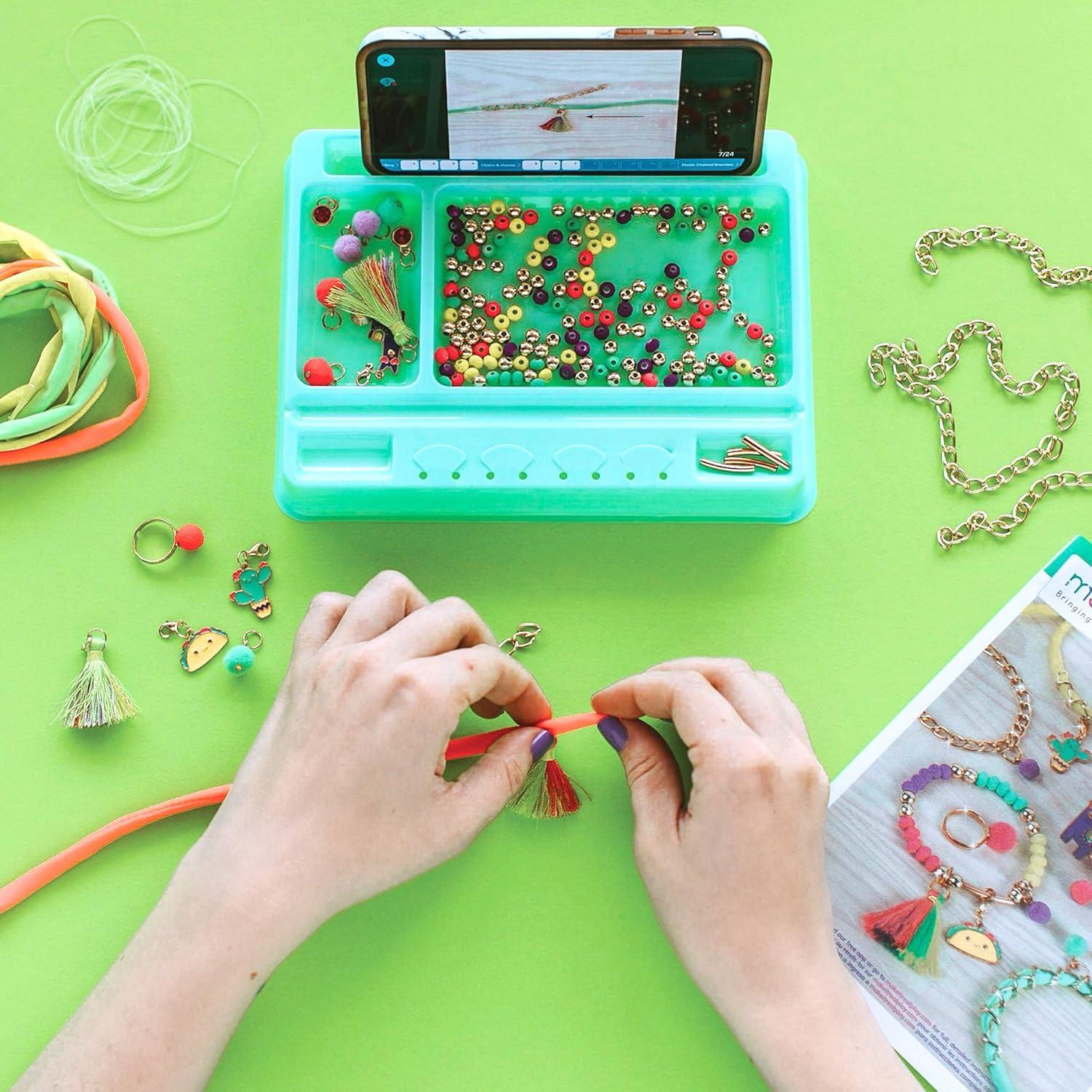 Kit de Pulseras DIY Hazlo Real Neo-Brite - 195 Piezas, 10 Pulseras