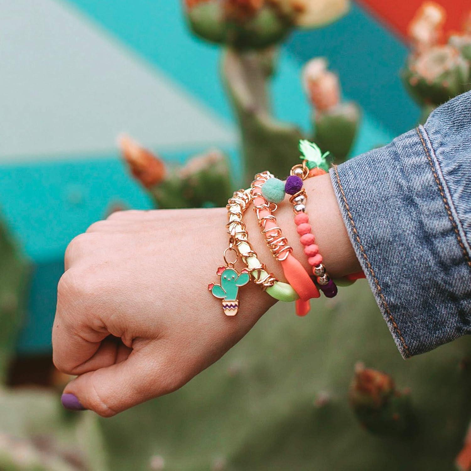 Kit de Pulseras DIY Hazlo Real Neo-Brite - 195 Piezas, 10 Pulseras