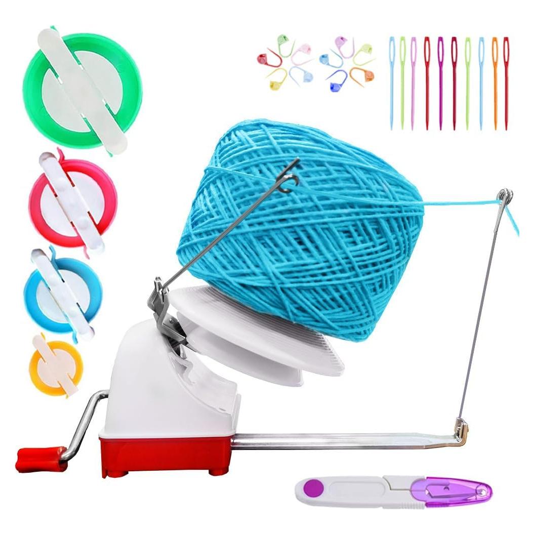 Enrollador de Ovillos de Lana RRigo 10 Onzas - Accesorios Incluidos